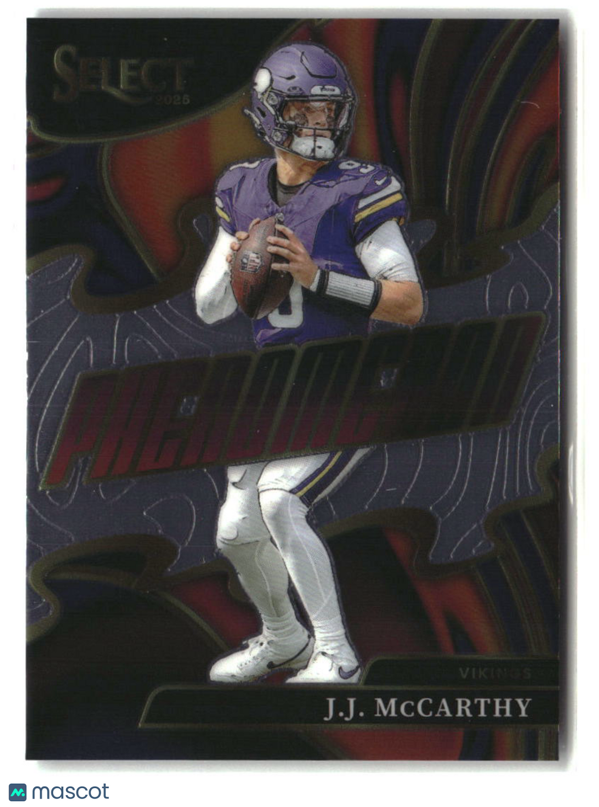 JJ McCarthy 2025 Panini Select Phenomenon #18