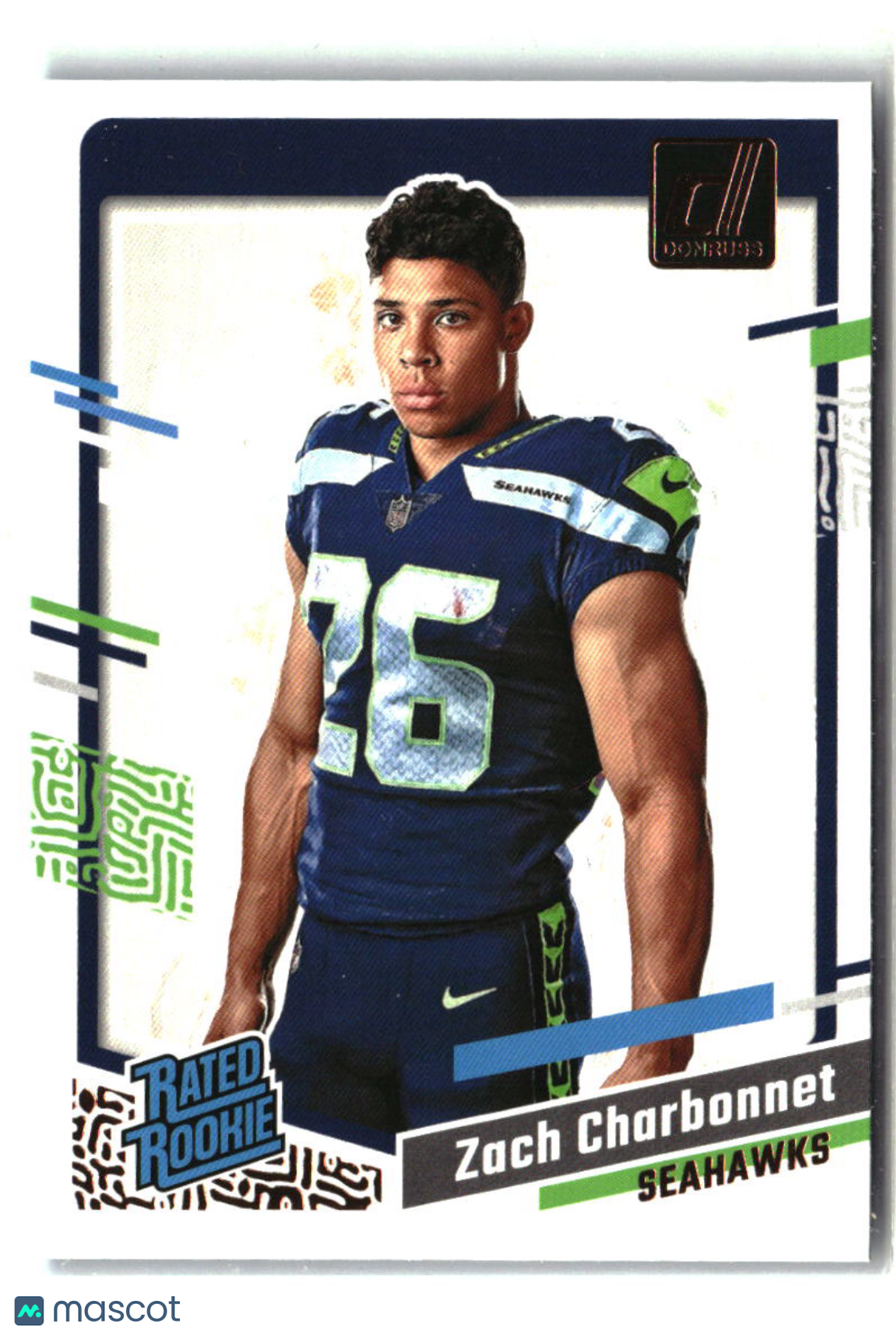 Zach Charbonnet 2023 Donruss Rated Rookie Portrait #16