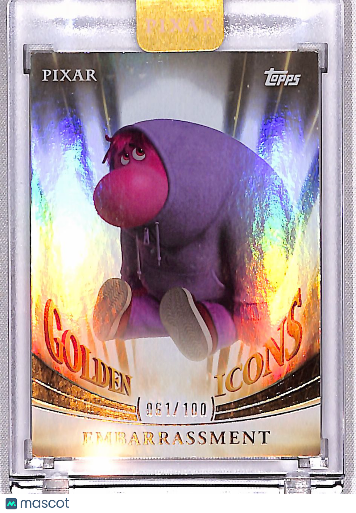 Embarrassment 2025 Topps Pixar Gold Golden Icons (Encased) #GI-98