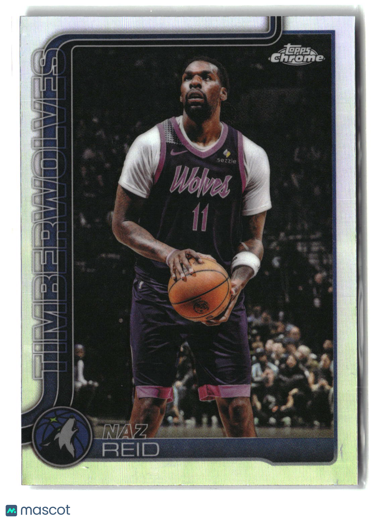 Naz Reid 2025-26 Topps Chrome Update Refractor #71