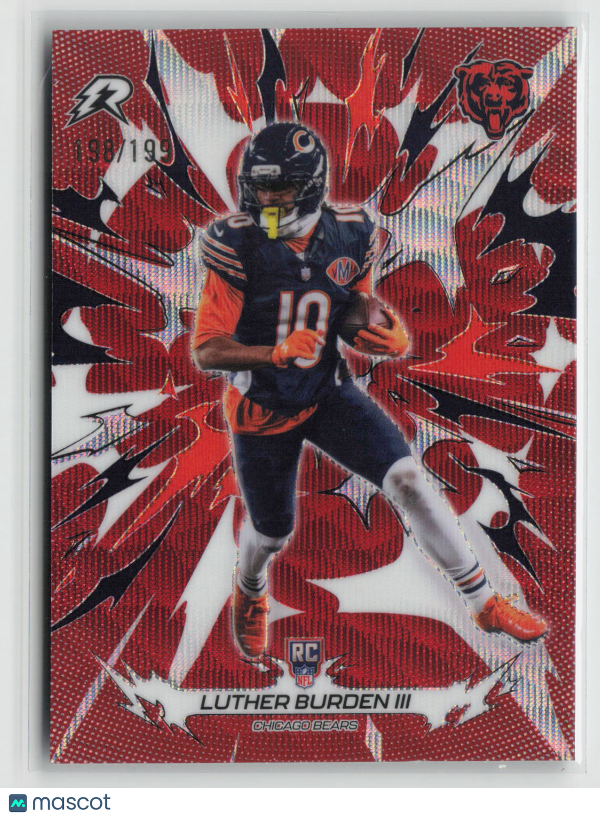 Luther Burden III 2025 Topps Resurgence Crimson Surge Refractor #117