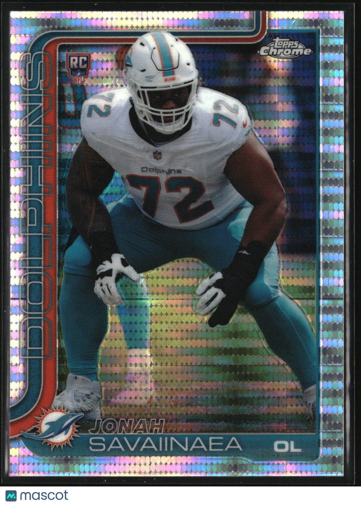Jonah Savaiinaea 2025 Topps Chrome Pulsar Refractor #380