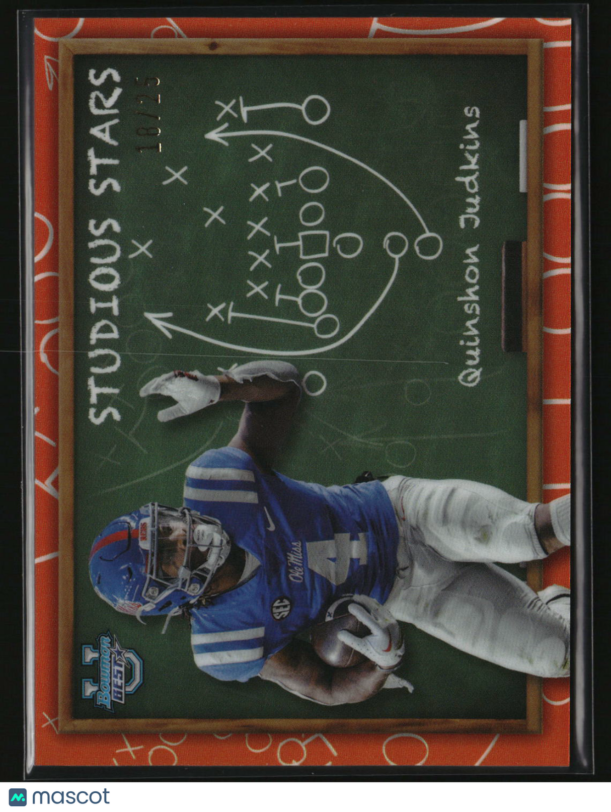 Quinshon Judkins 2023 Bowman University Best Studious Stars Orange #SS-7 #/25