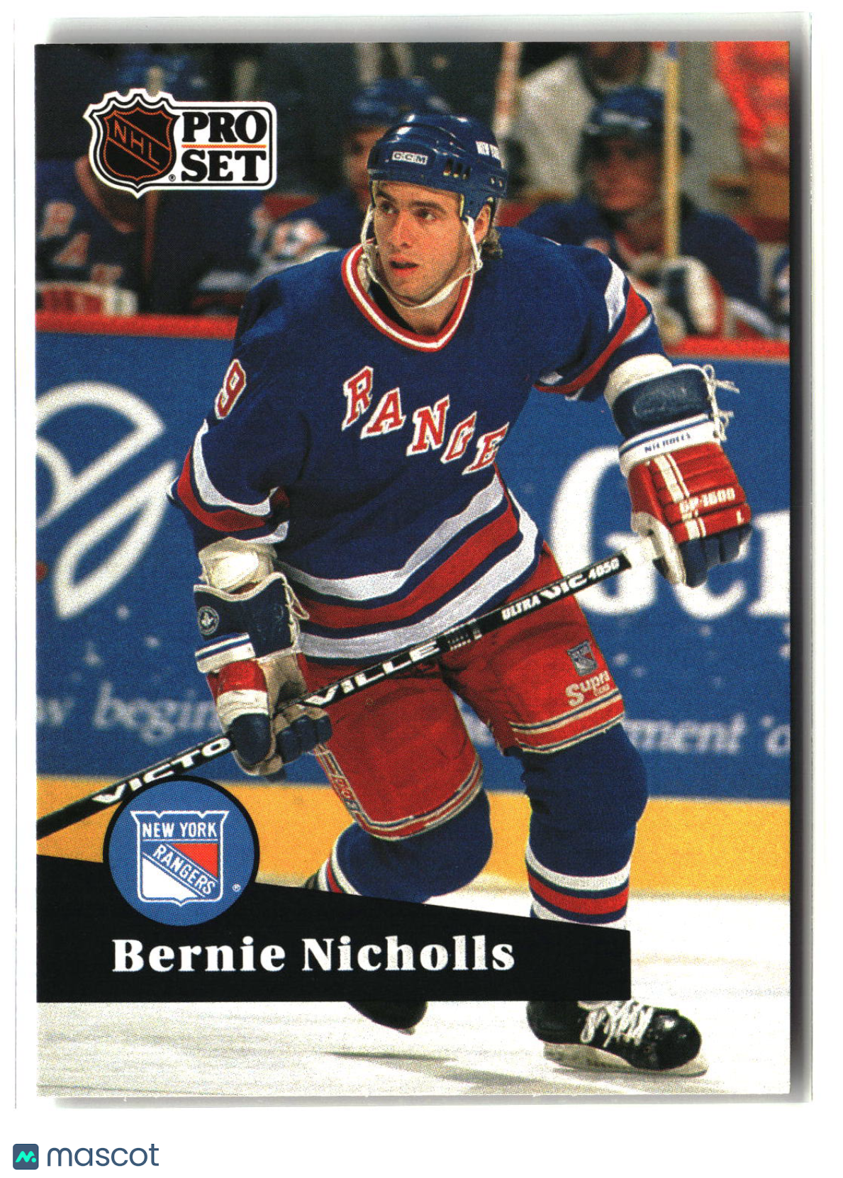 Bernie Nicholls 1991-92 Pro Set French #166