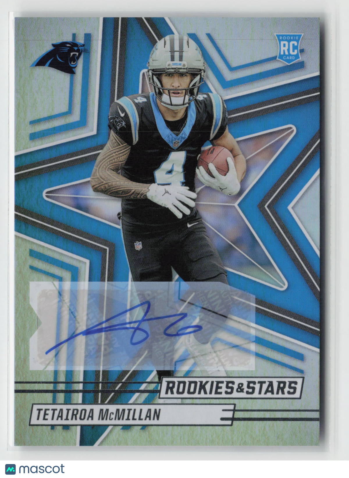 Tetairoa McMillan 2025 Panini Rookies & Stars Rookie Signatures #183