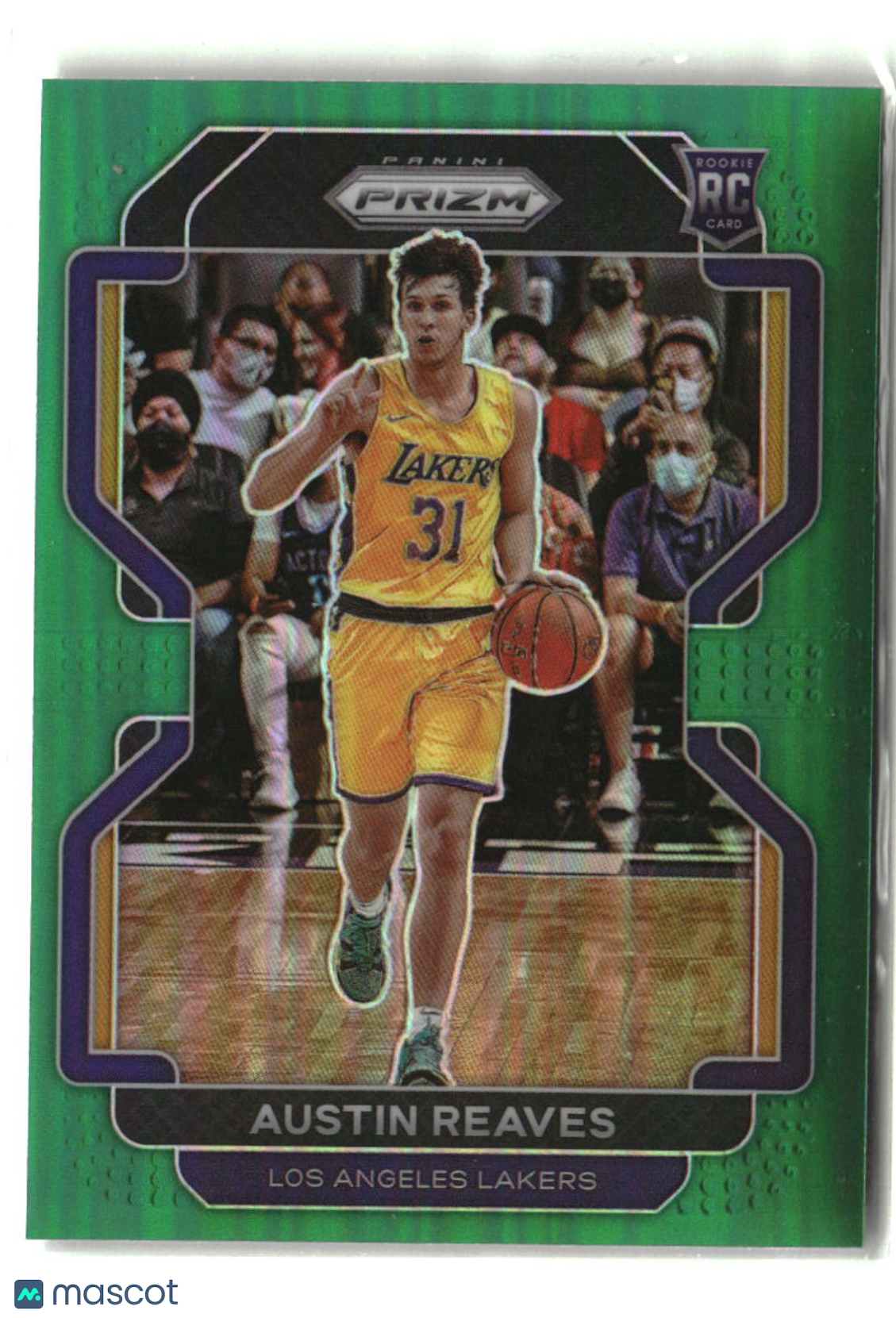 Austin Reaves 2021-22 Panini Prizm Green #165