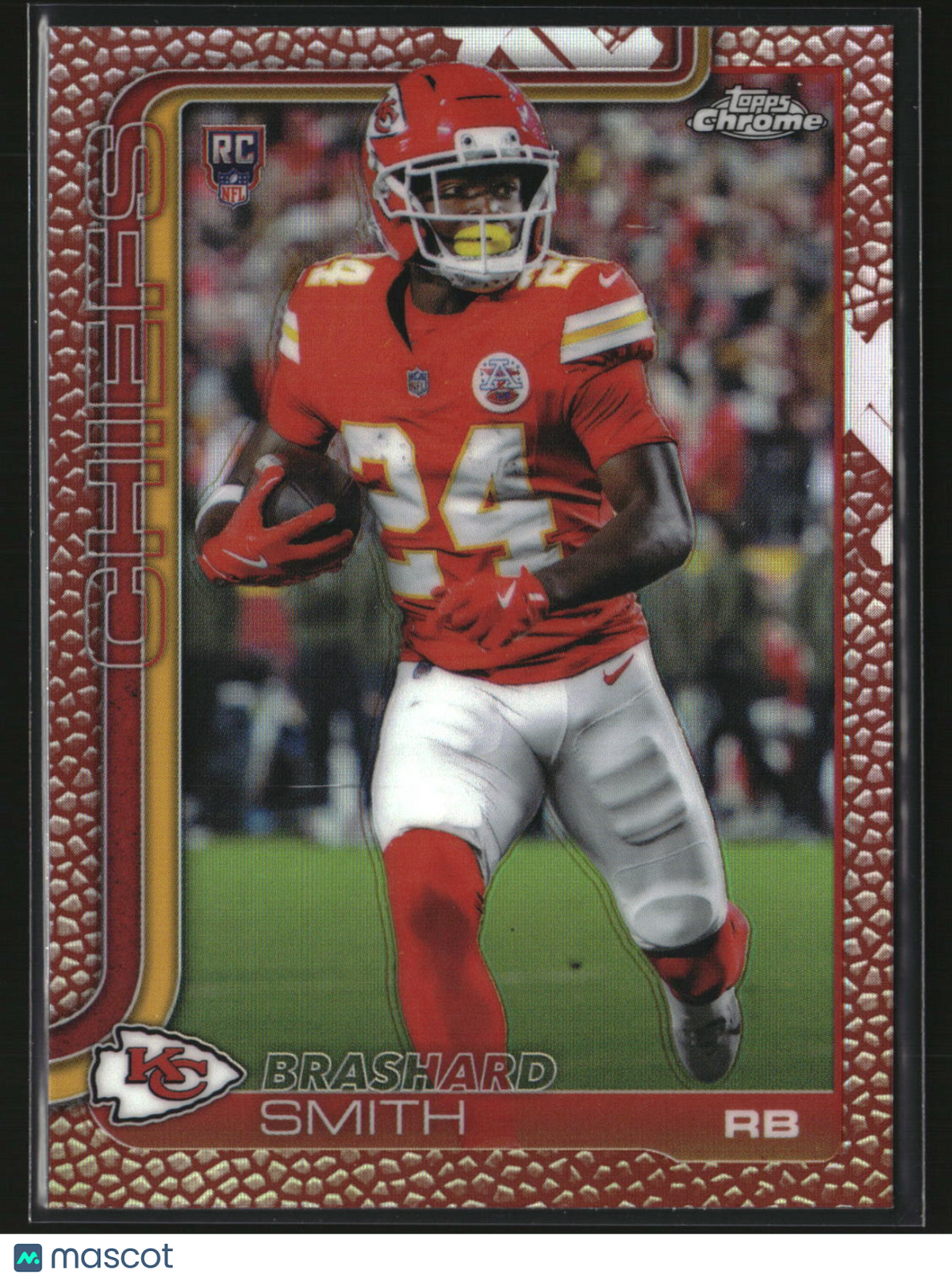 Brashard Smith 2025 Topps Chrome Football Football Leather Refractor #311