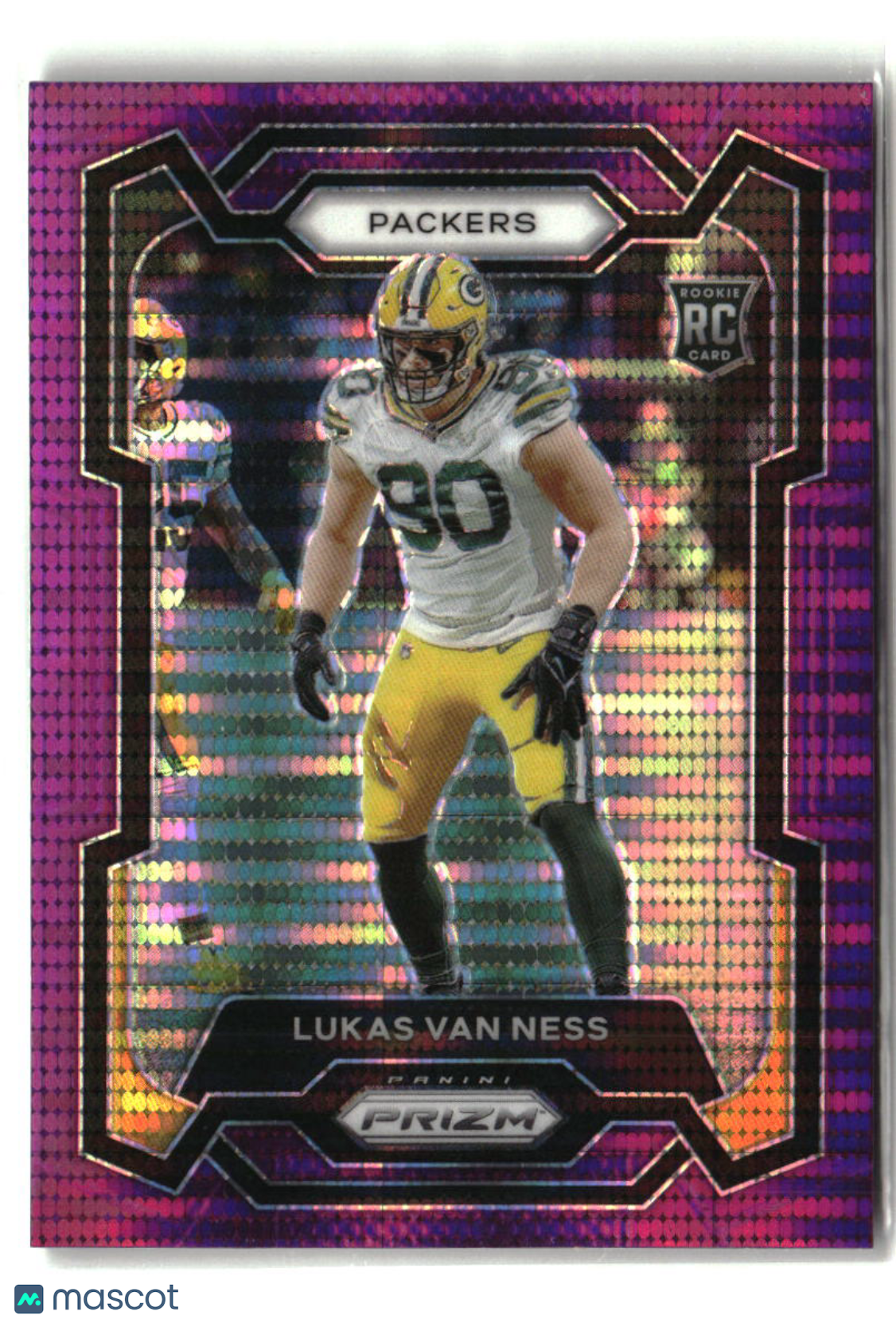 Lukas Van Ness 2023 Panini Prizm Purple Pulsar #336