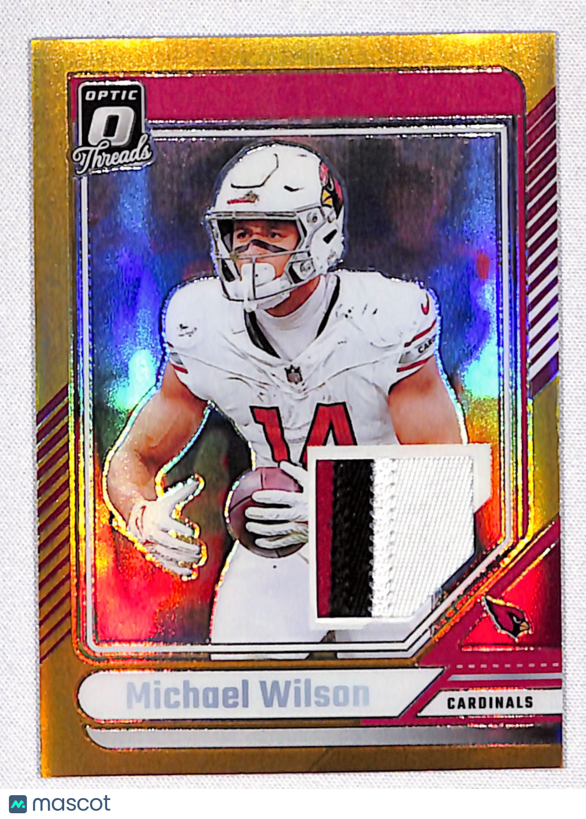 Michael Wilson 2024 Donruss Optic Donruss Threads Gold #DTB-MWN #/10