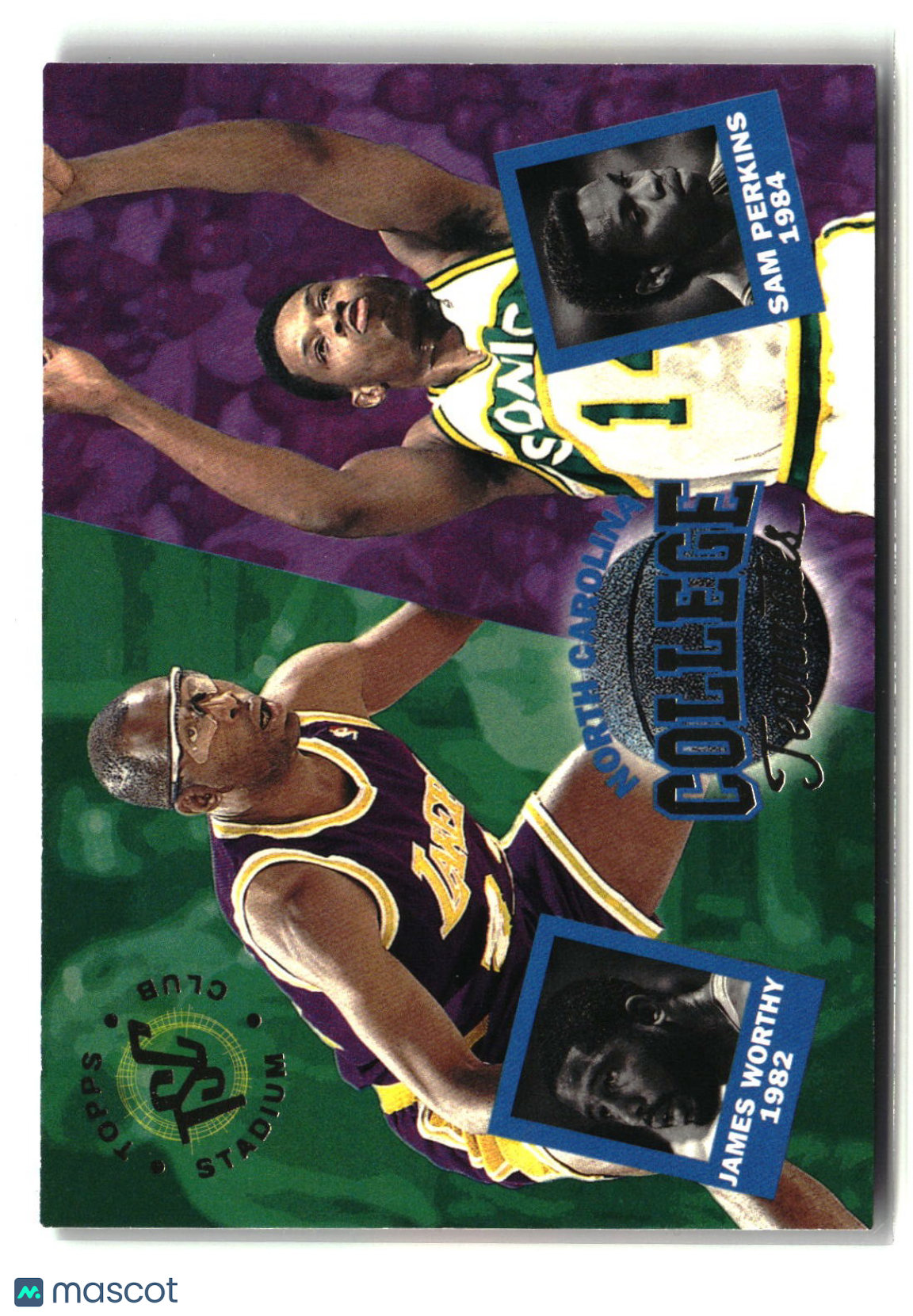 James Worthy / Sam Perkins 1994-95 Stadium Club 1st Day Issue #114