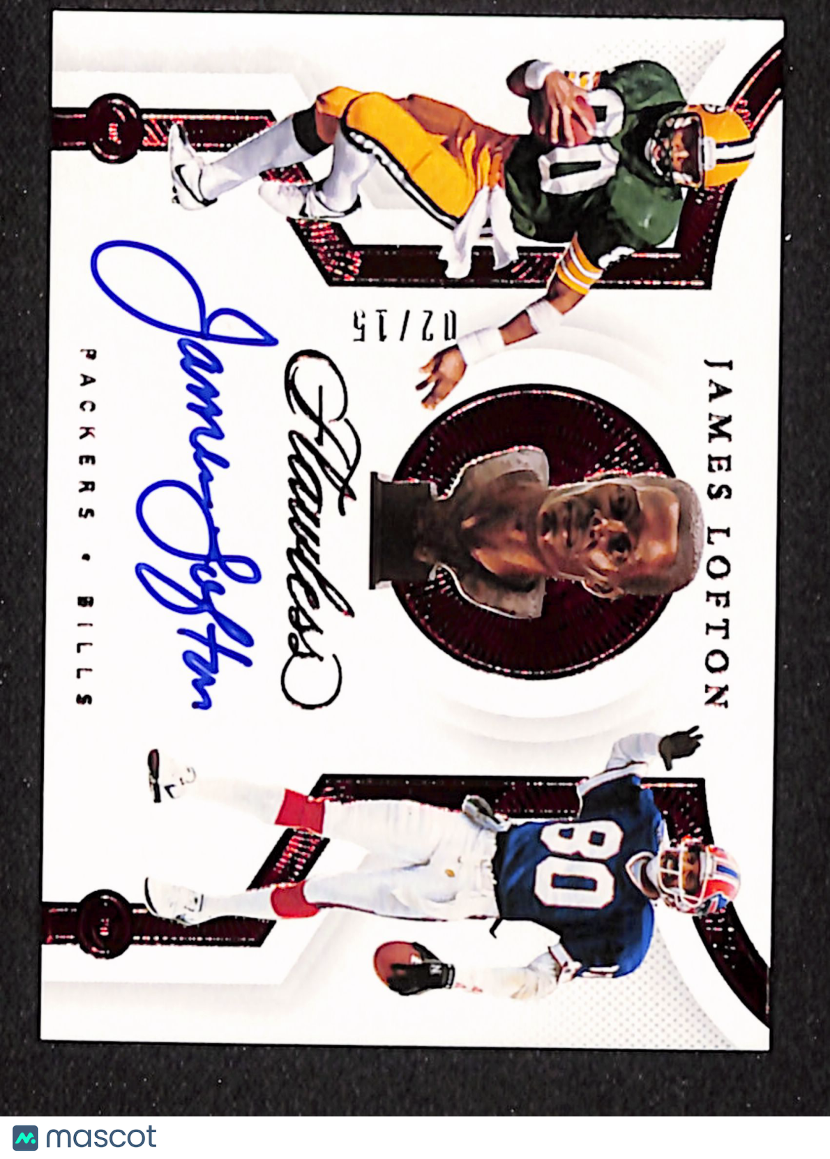 James Lofton 2021 Panini Flawless Career Progressions Ruby #CPR-JLO #/15