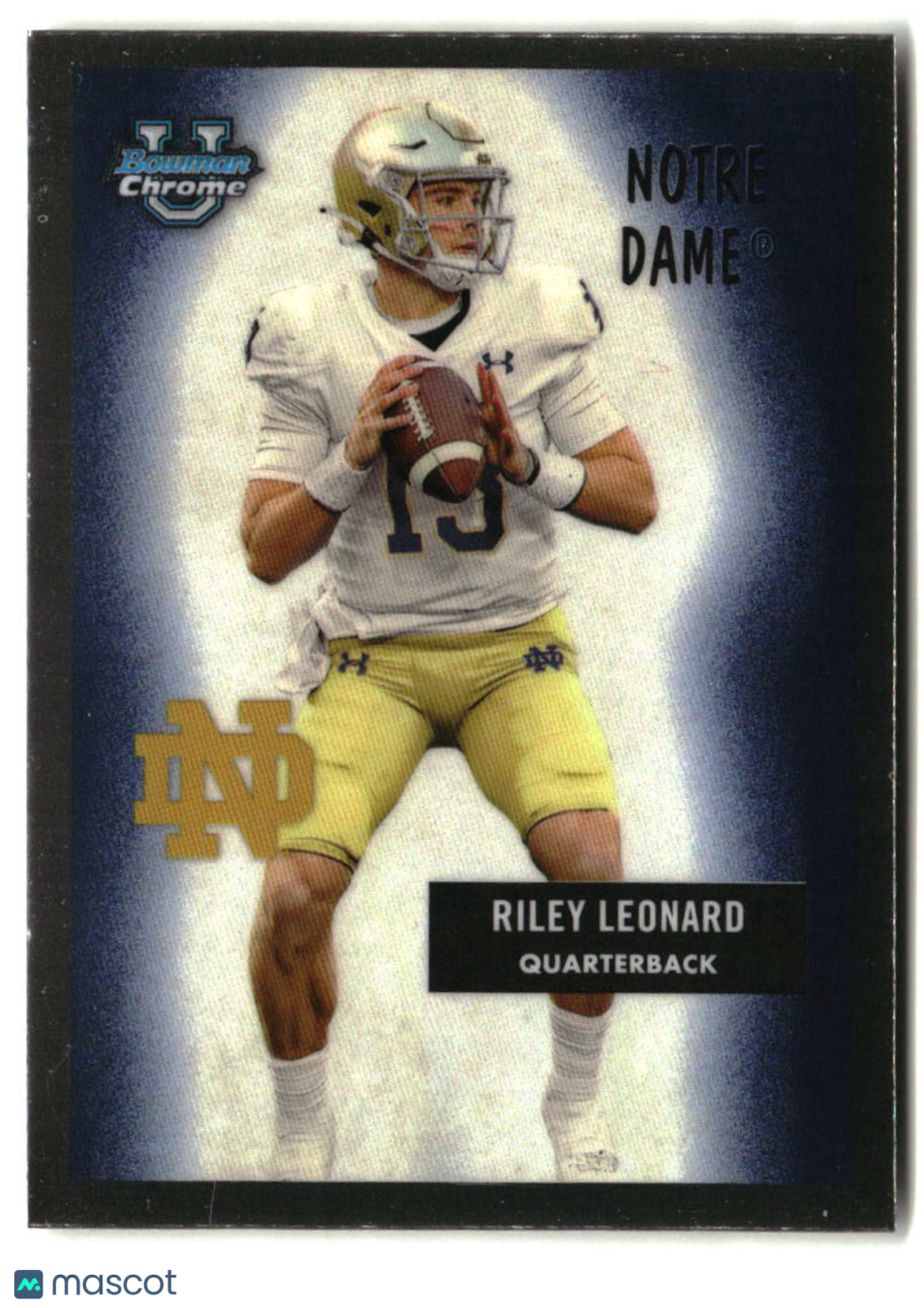 Riley Leonard 2024 Bowman University Chrome 1955 Bowman Football #55B-30