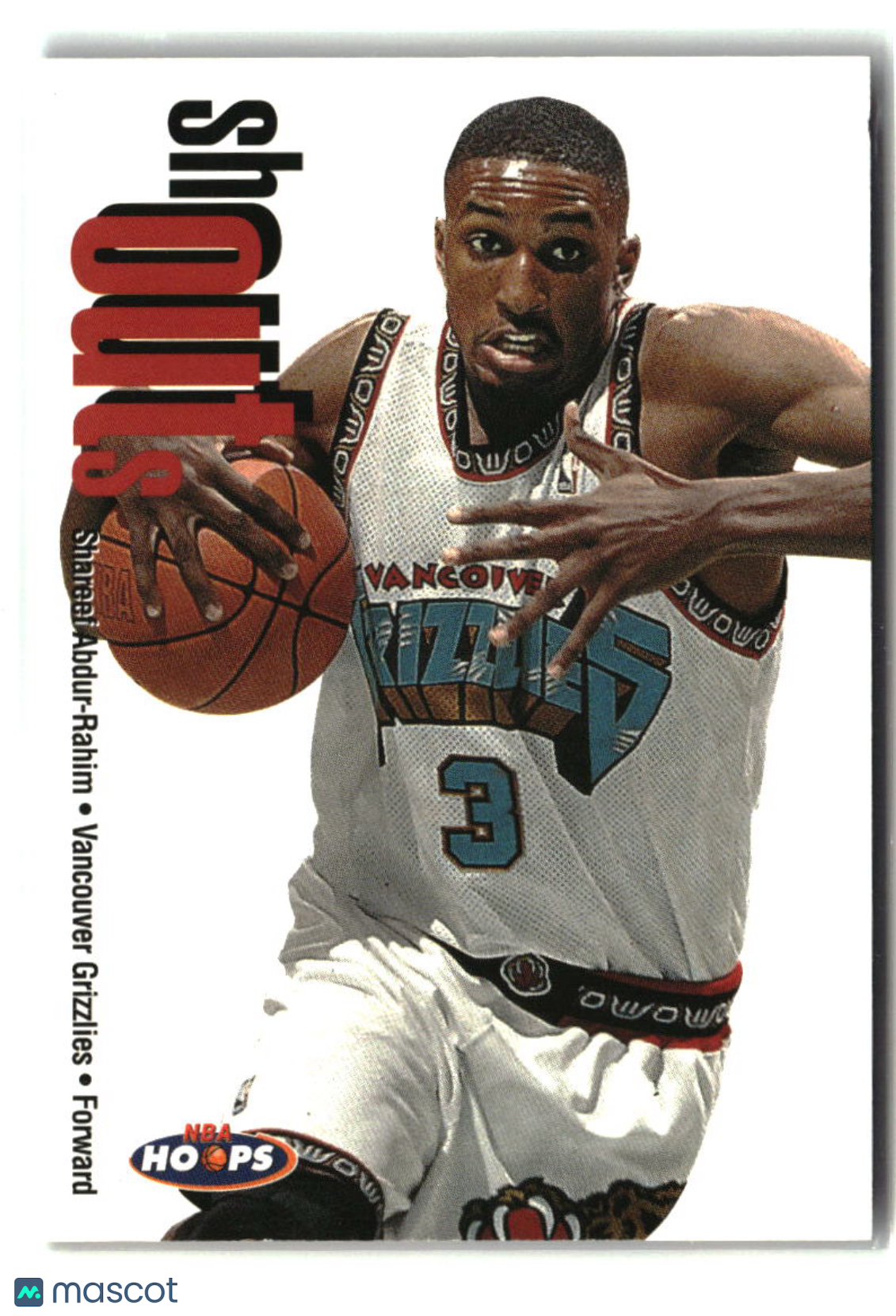 Shareef Abdur-Rahim 1998-99 Hoops Shout Outs #1 SO