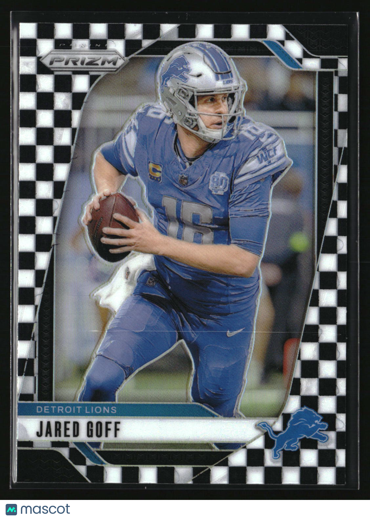 Jared Goff 2024 Panini Prizm Black and White Checker #92