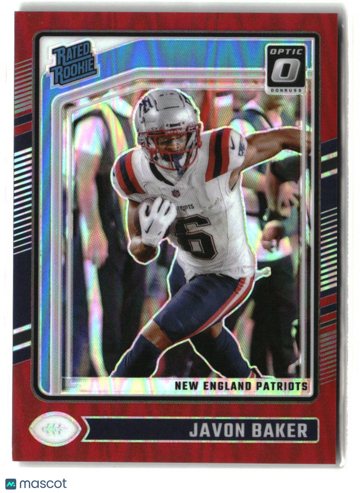 Javon Baker 2024 Donruss Optic Red #245 #/125