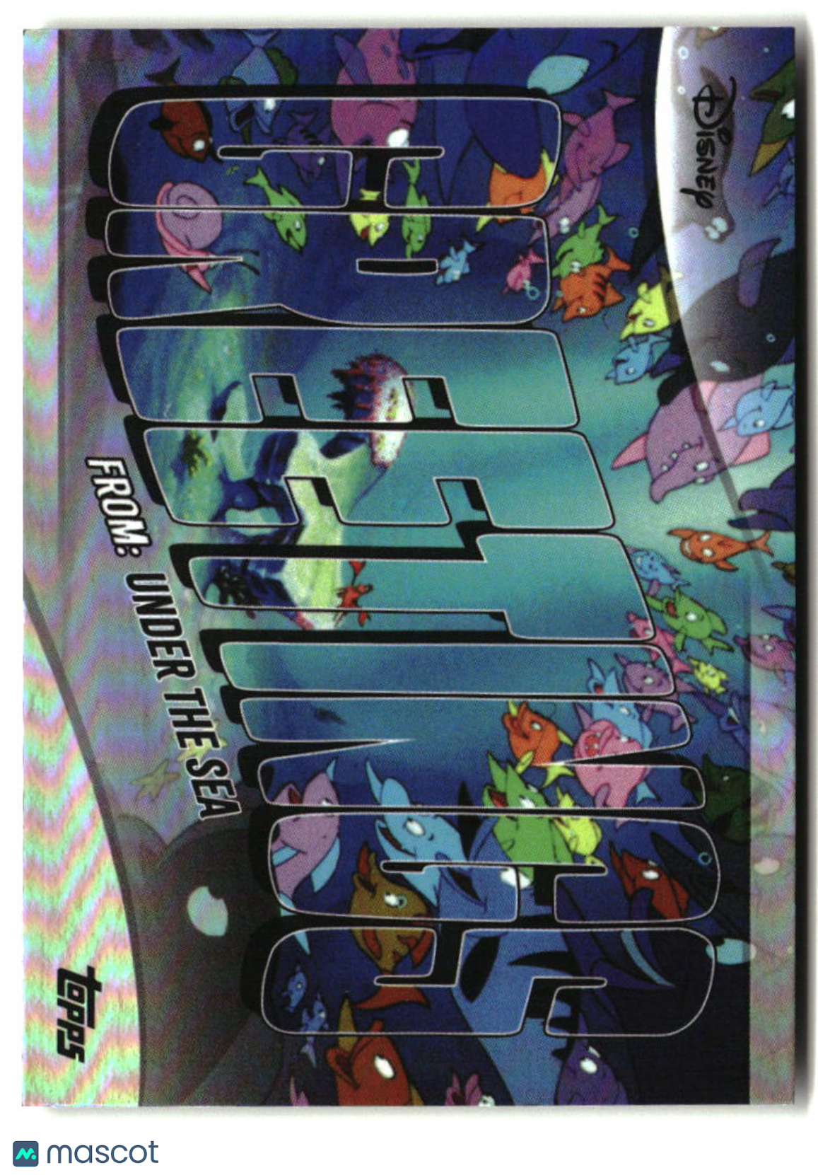 Under the Sea 2025 Topps Disney Wonder Greetings From FoilFractor #GF-24