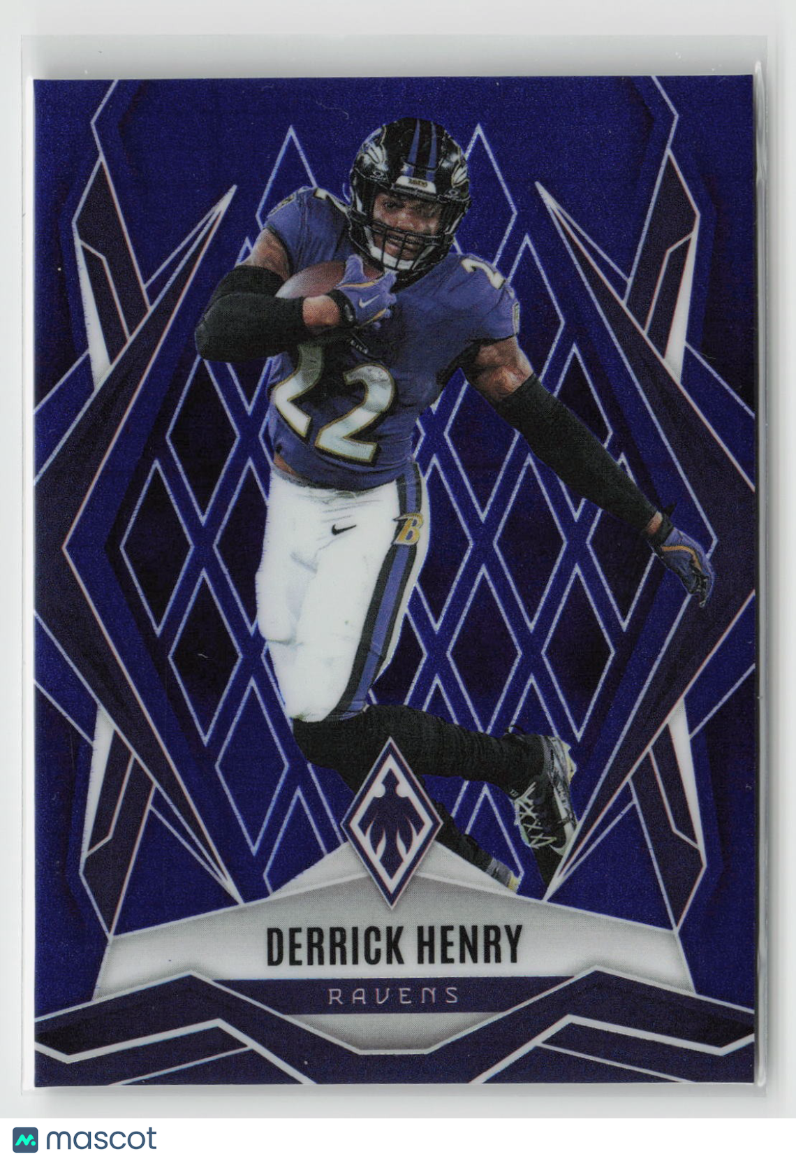 Derrick Henry 2025 Panini Phoenix Blue Hyper Prizm #10
