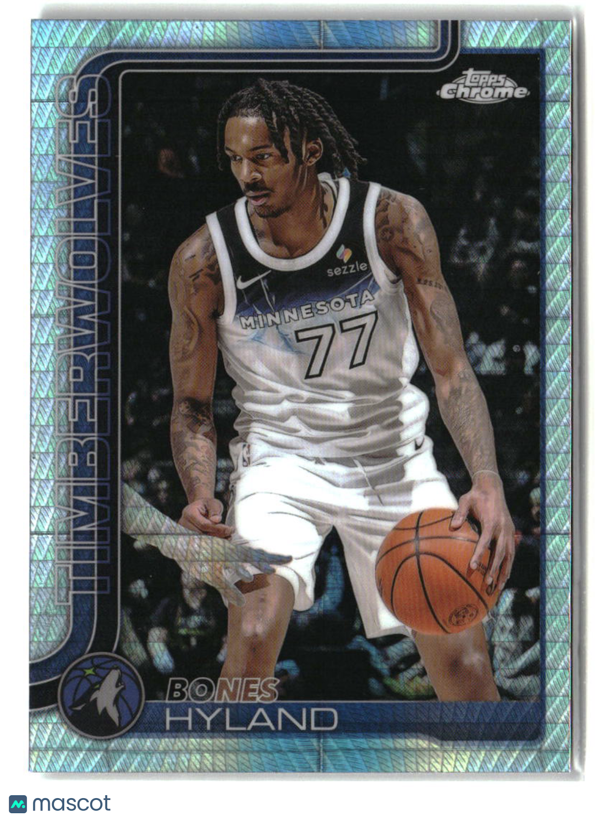 Bones Hyland 2025-26 Topps Chrome Prism Refractor #90