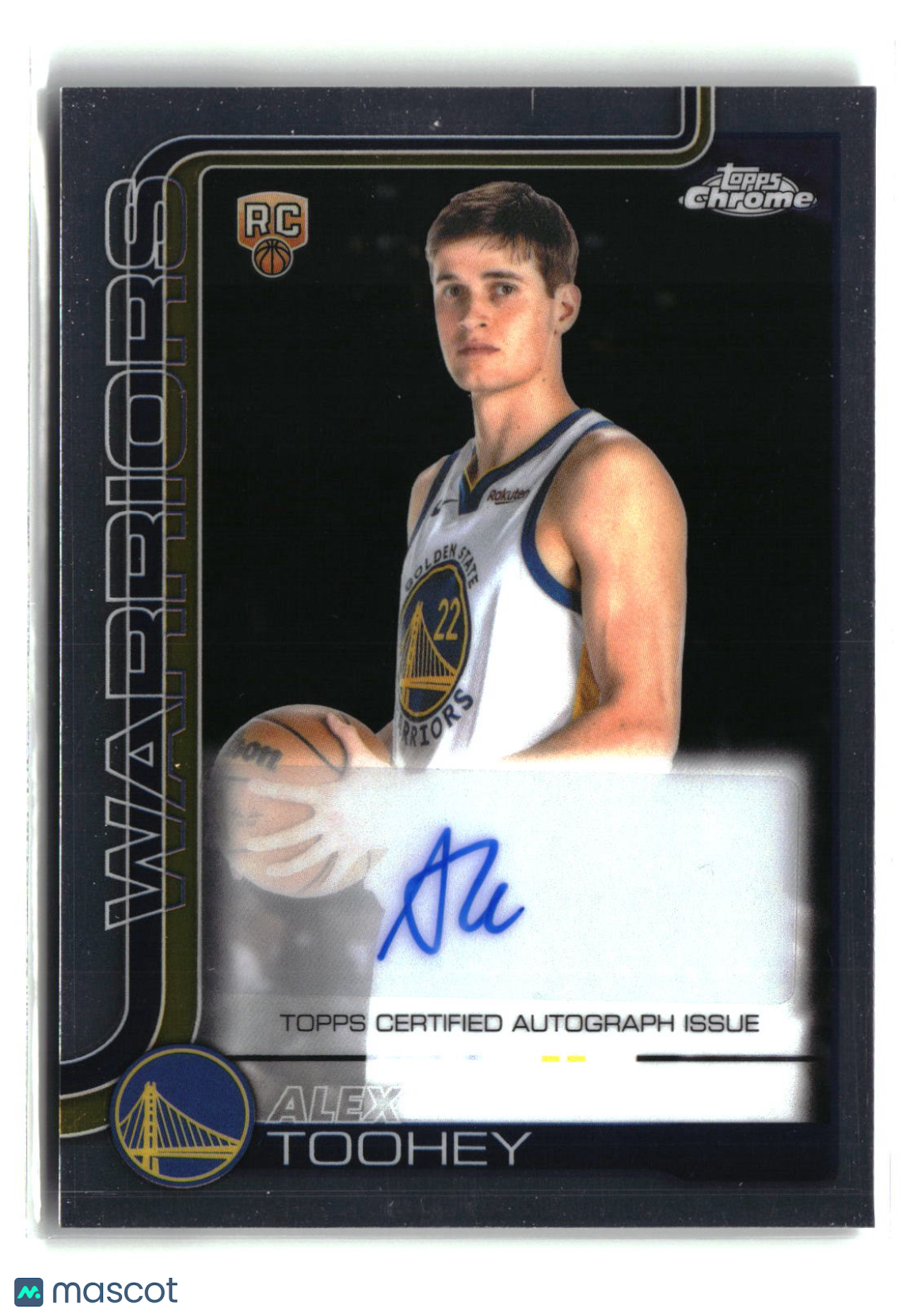 Alex Toohey 2025-26 Topps Chrome Update Chrome Autographs Refractor #TCA-AT