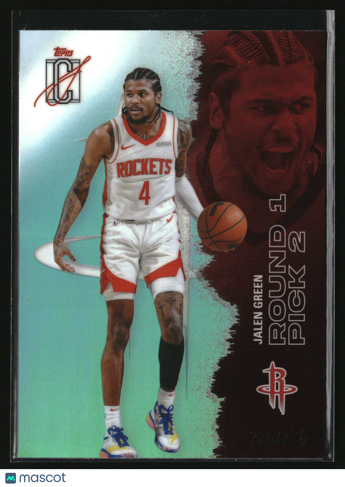 Jalen Green 2025-26 Topps Signature Class Teal /225 #67
