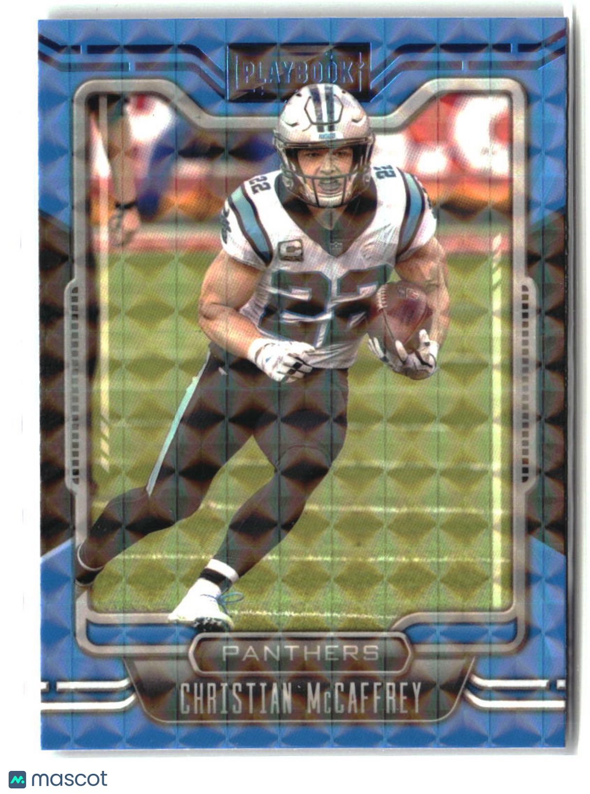 Christian McCaffrey 2021 Panini Playbook Mosaic #12