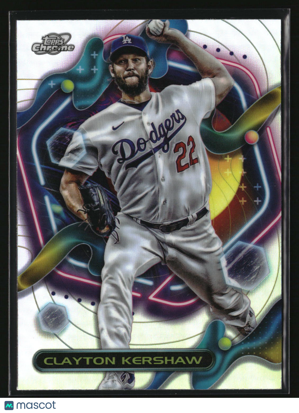 Clayton Kershaw 2023 Topps Chrome Cosmic Refractor #188