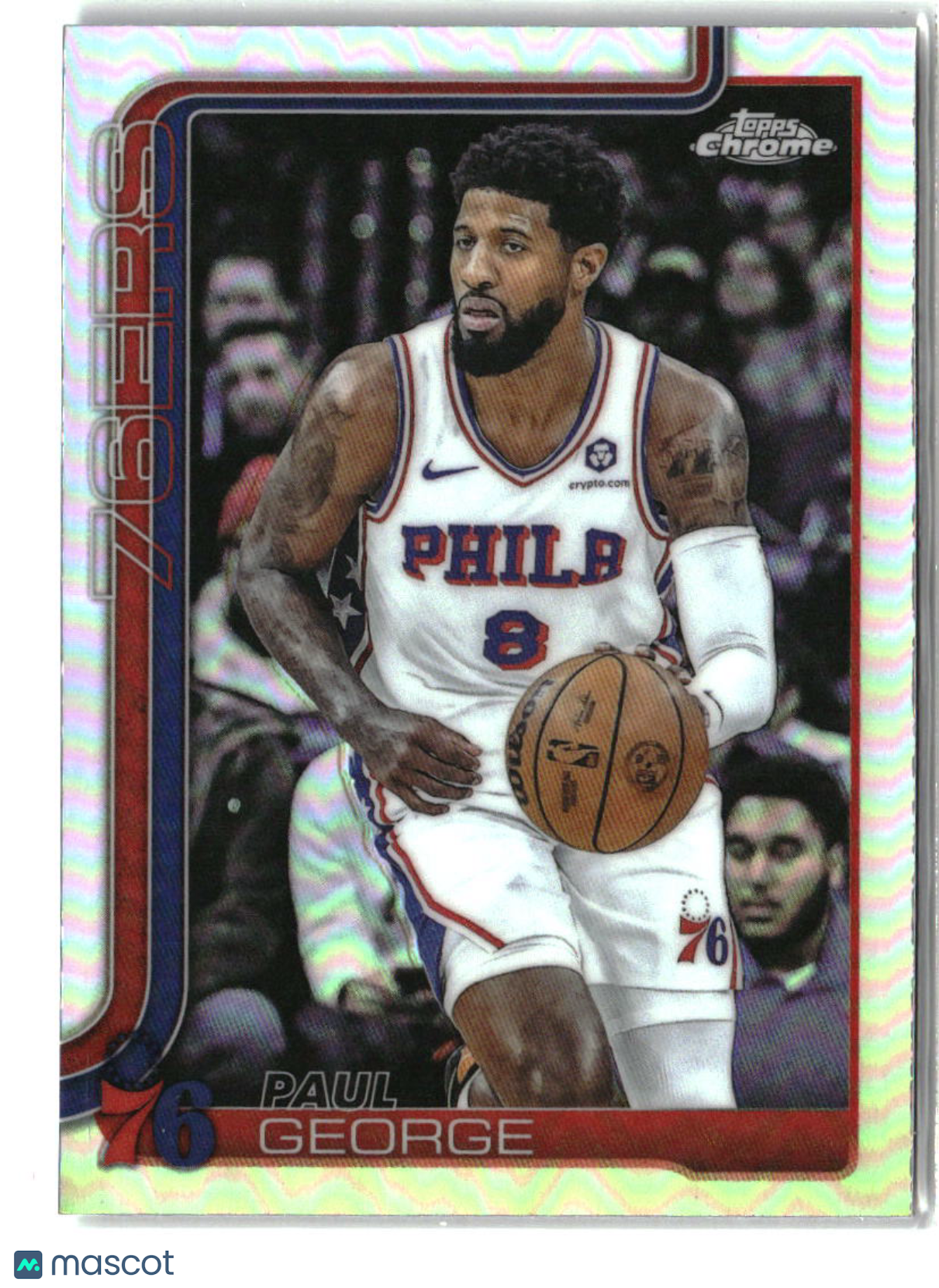 Paul George 2025-26 Topps Chrome Refractor #171