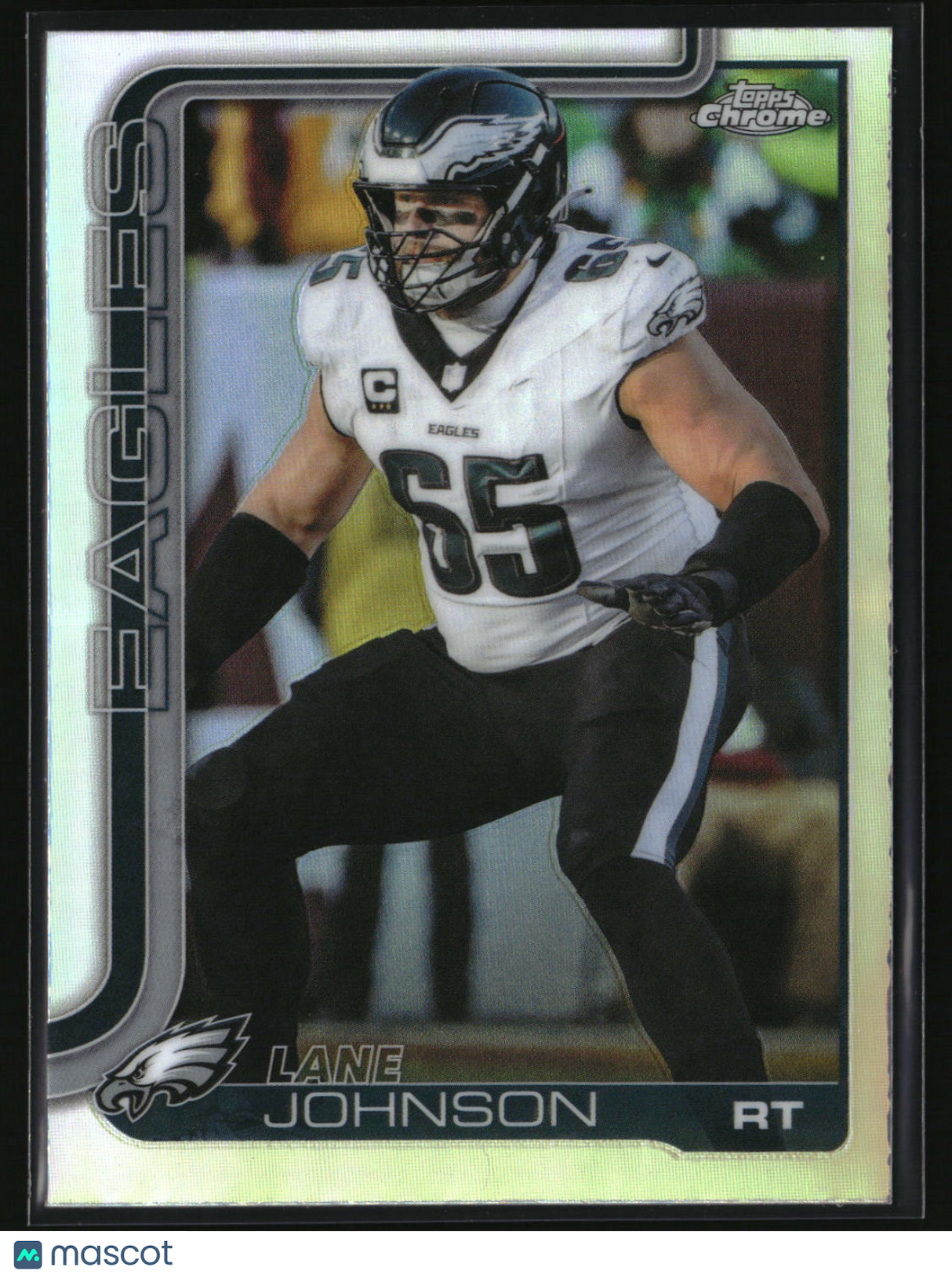 Lane Johnson 2025 Topps Chrome - Topps Refractor #246