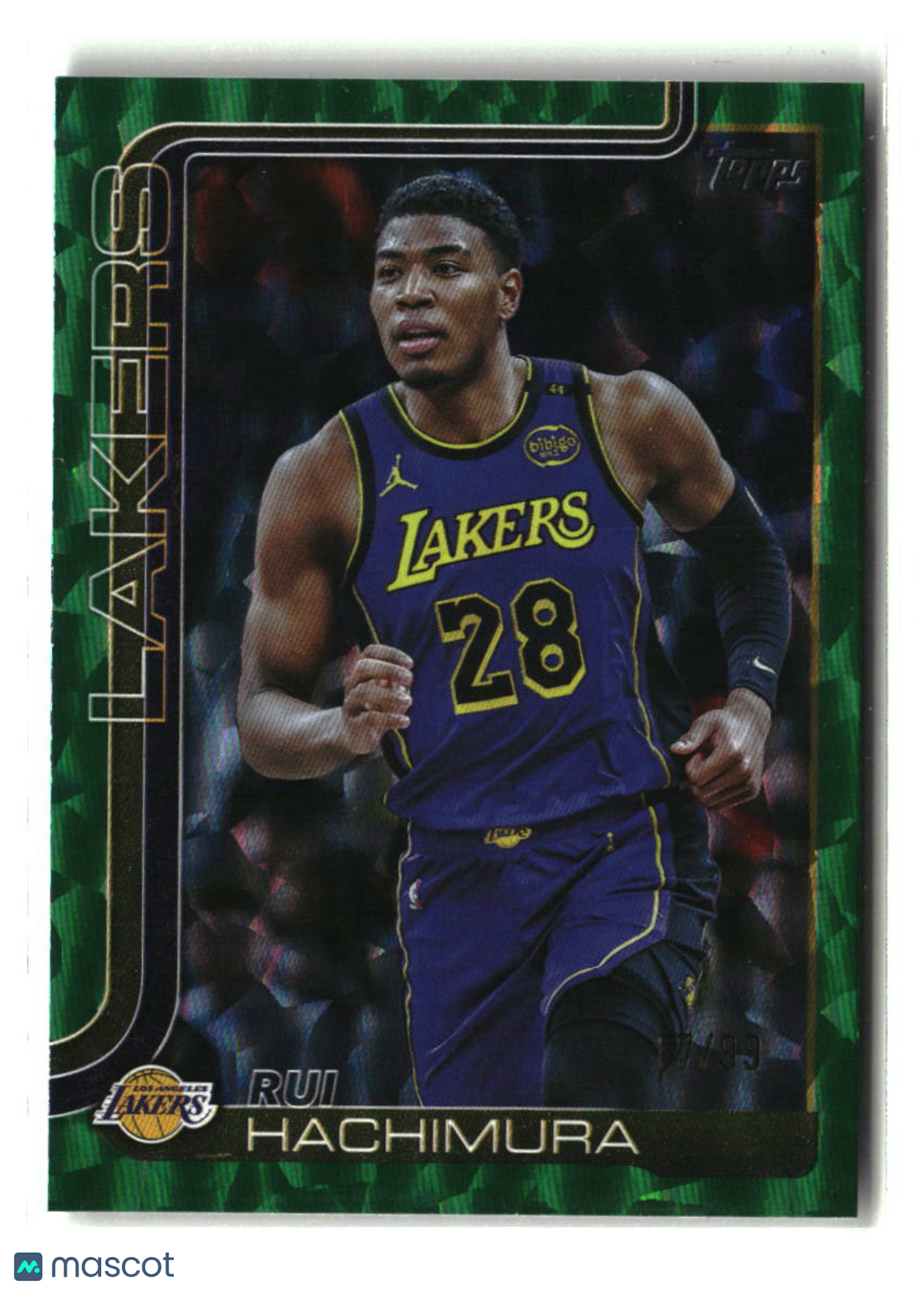 Rui Hachimura 2025-26 Topps Crackleboard Green #154 #/99