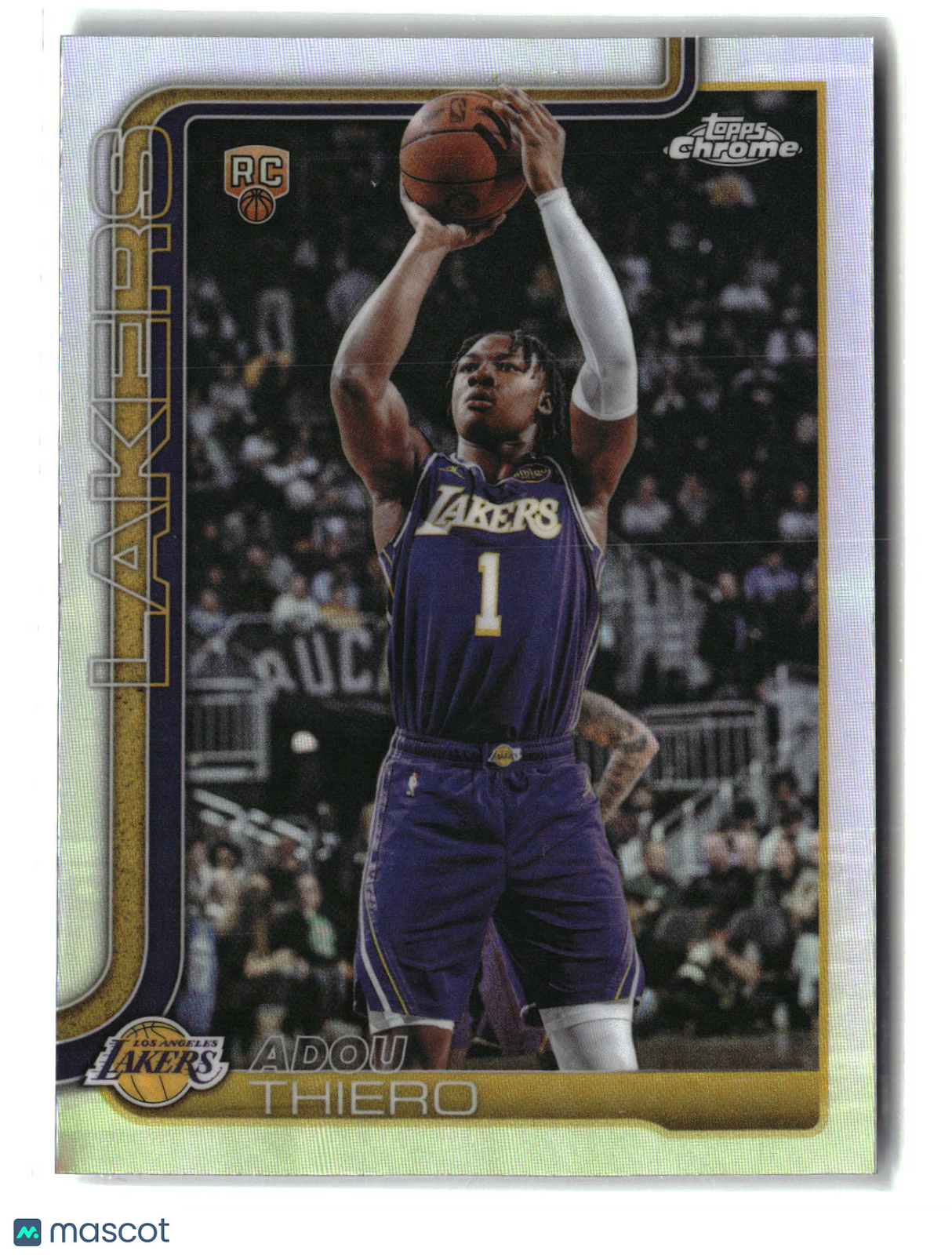 Adou Thiero 2025-26 Topps Chrome Update Refractor #186