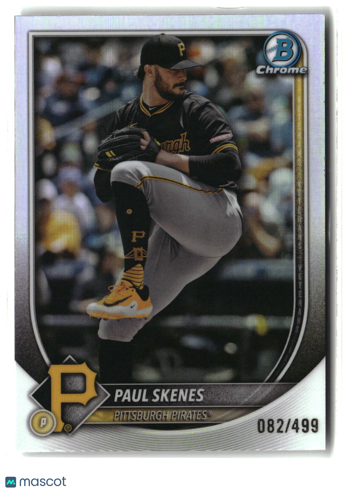 Paul Skenes 2025 Bowman Chrome Refractor #30 #/499