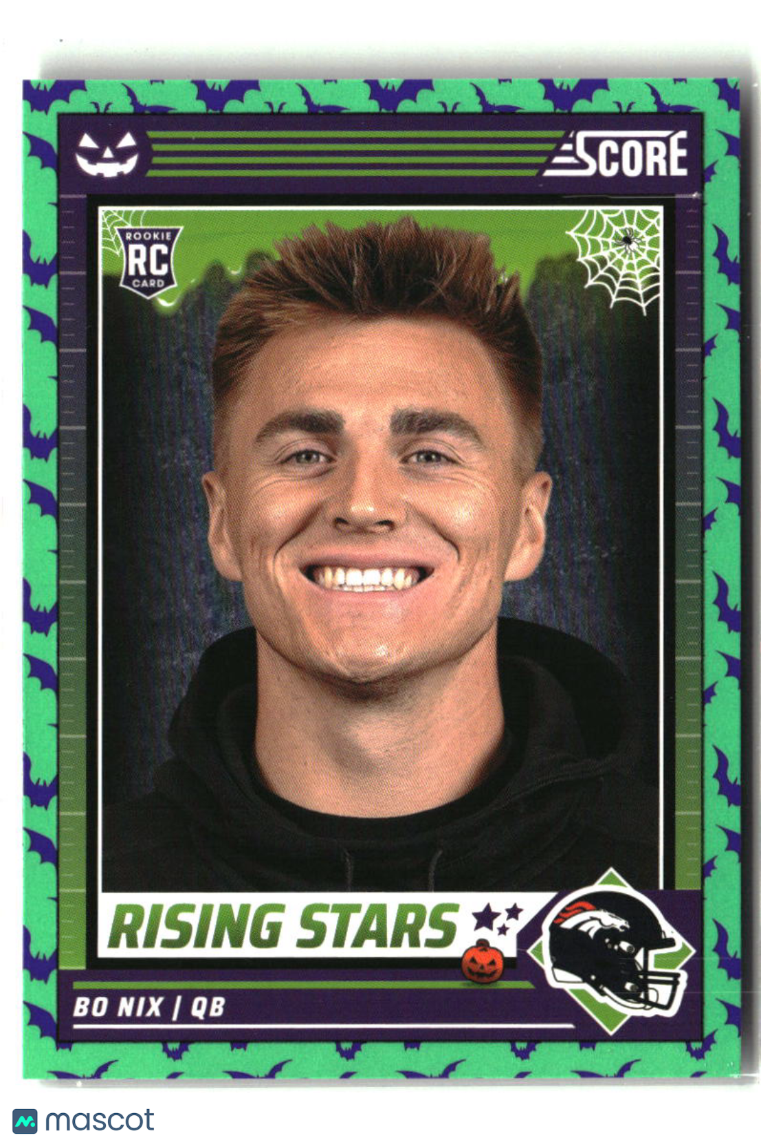 Bo Nix 2024 Score-A-Treat Rising Stars Green Bats #4