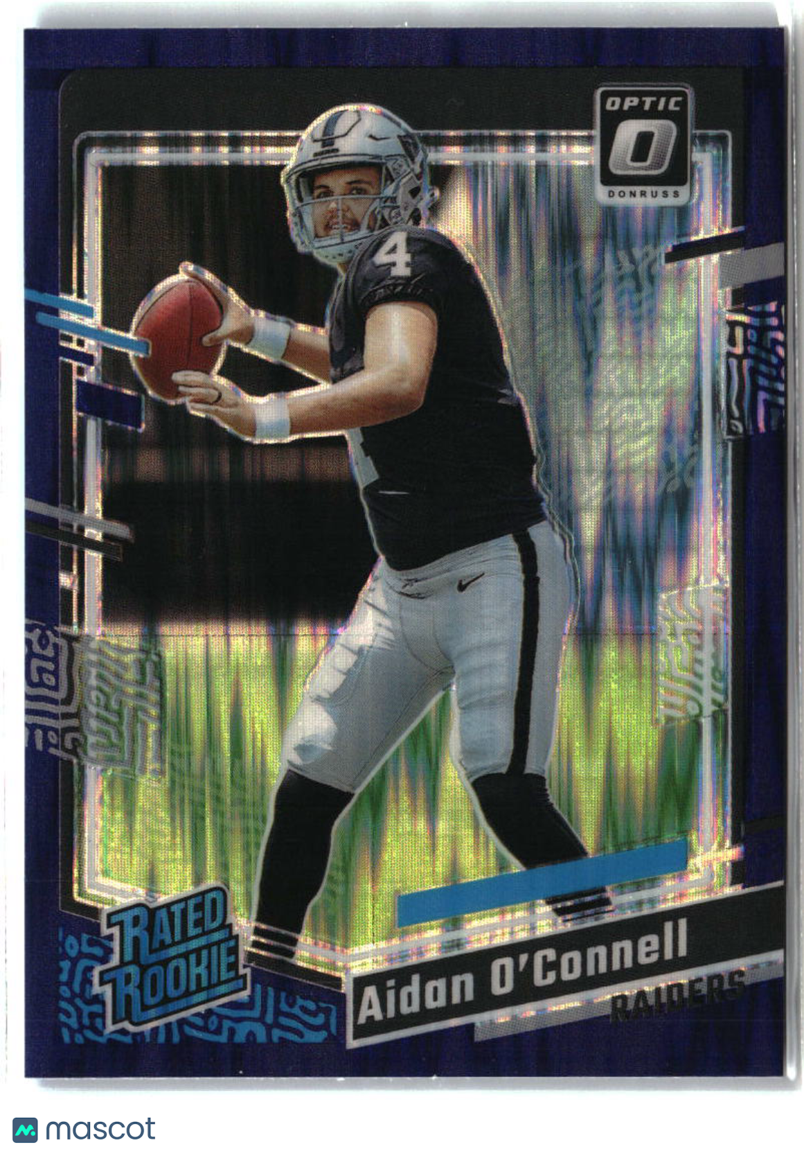 Aidan O'Connell 2023 Donruss Optic Purple Shock #258