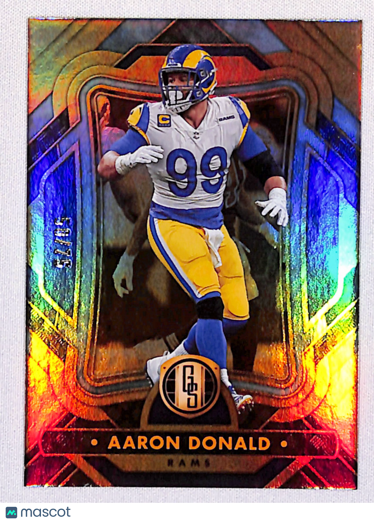 Aaron Donald 2023 Panini Gold Standard Platinum #26 #/75