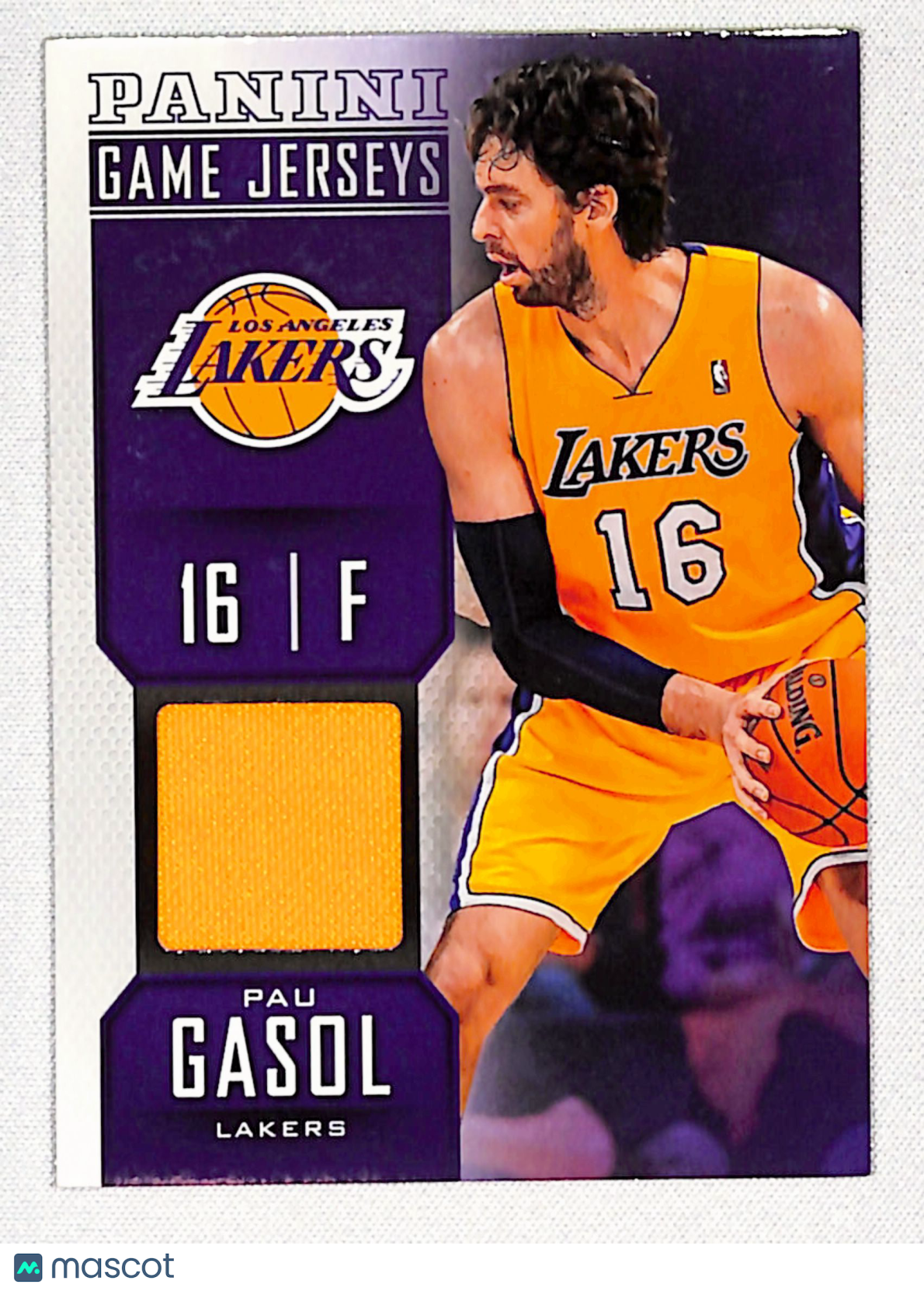 Pau Gasol 2013-14 Panini Game Jerseys #27