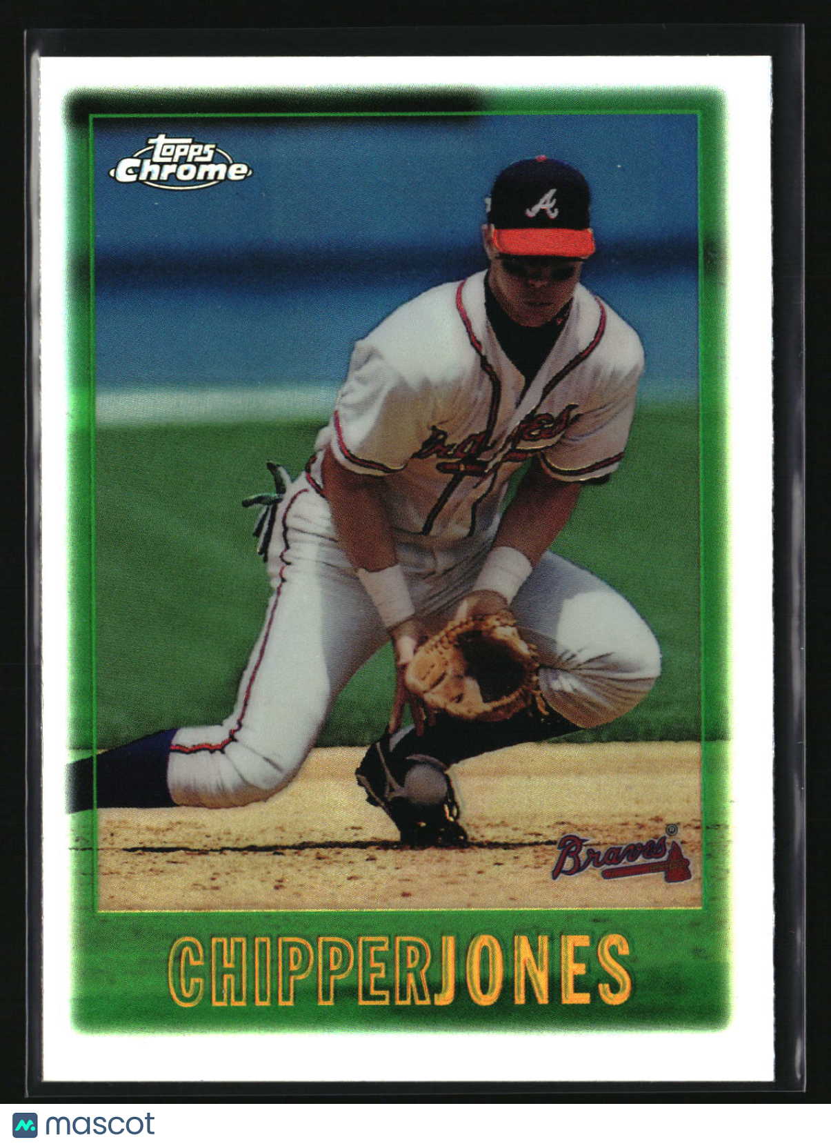 Chipper Jones 1997 Topps Chrome Refractors #97