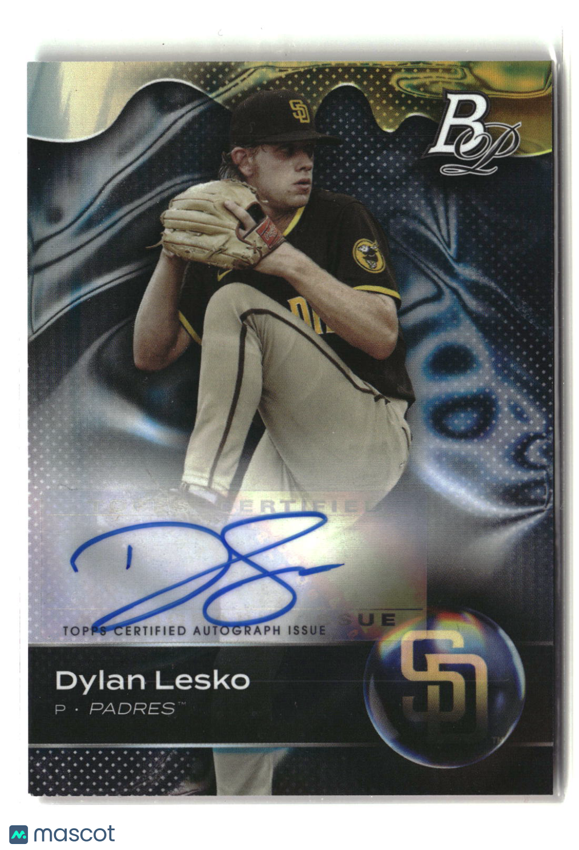 Dylan Lesko 2023 Bowman Platinum Top Prospect Autographs #TOP-77