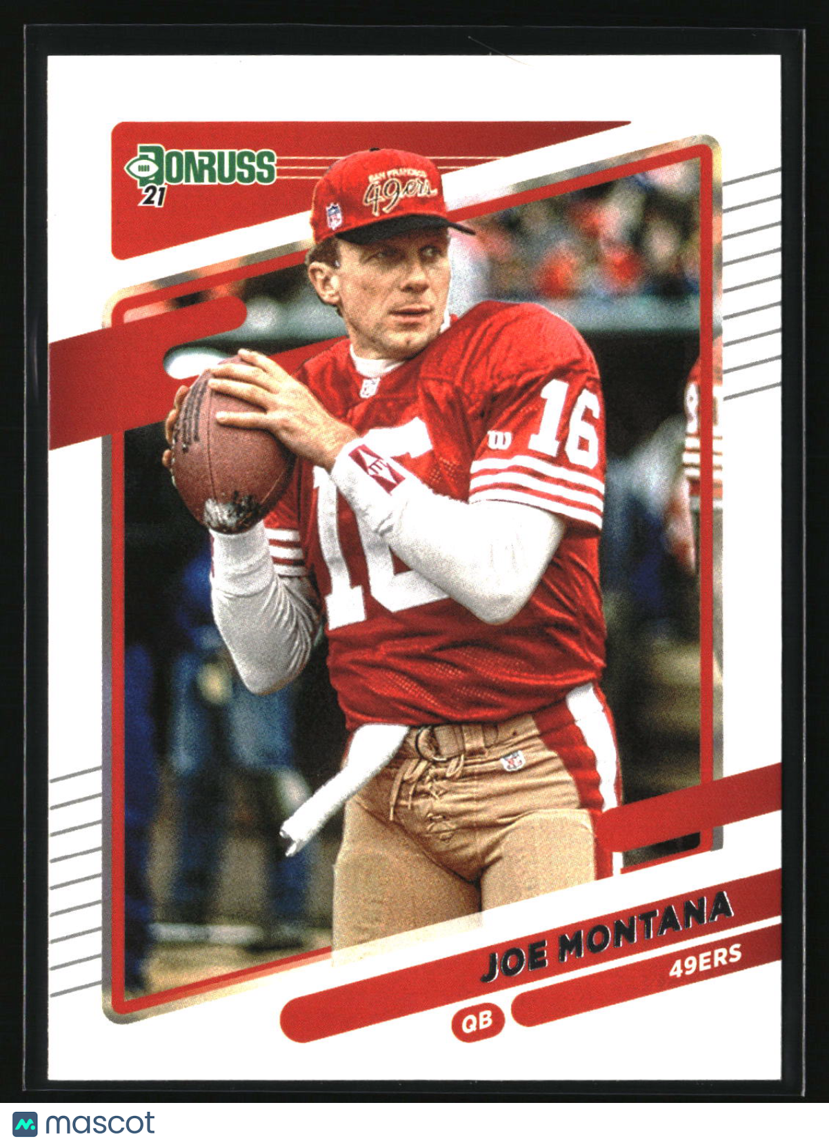 Joe Montana 2021 Donruss No Helmet #57b