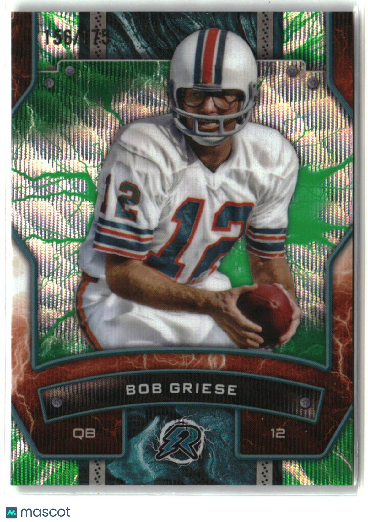 Bob Griese 2024 Topps Resurgence Green Surge #57 #/175