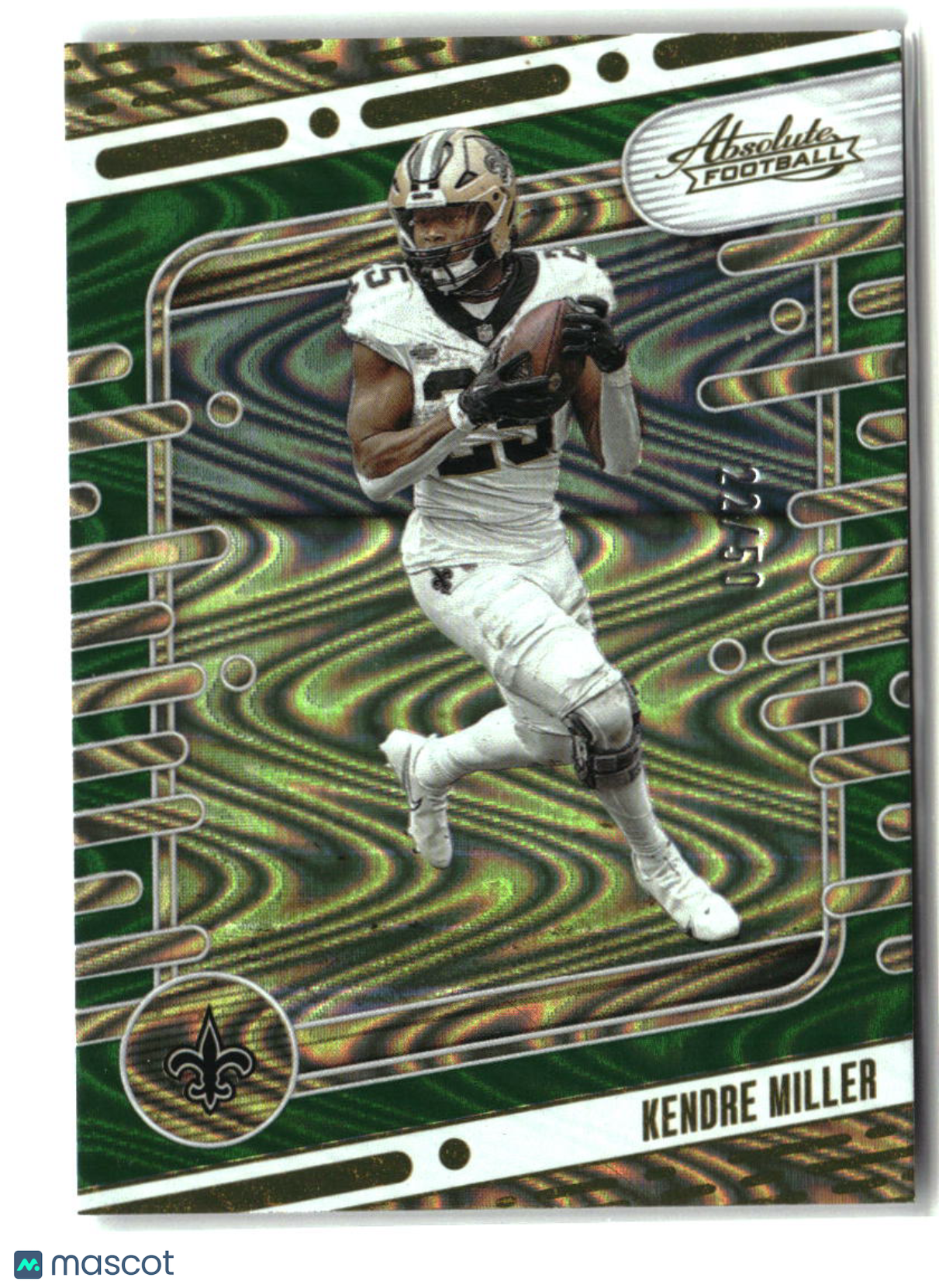 Kendre Miller 2024 Panini Absolute Green Waves #78 #/50