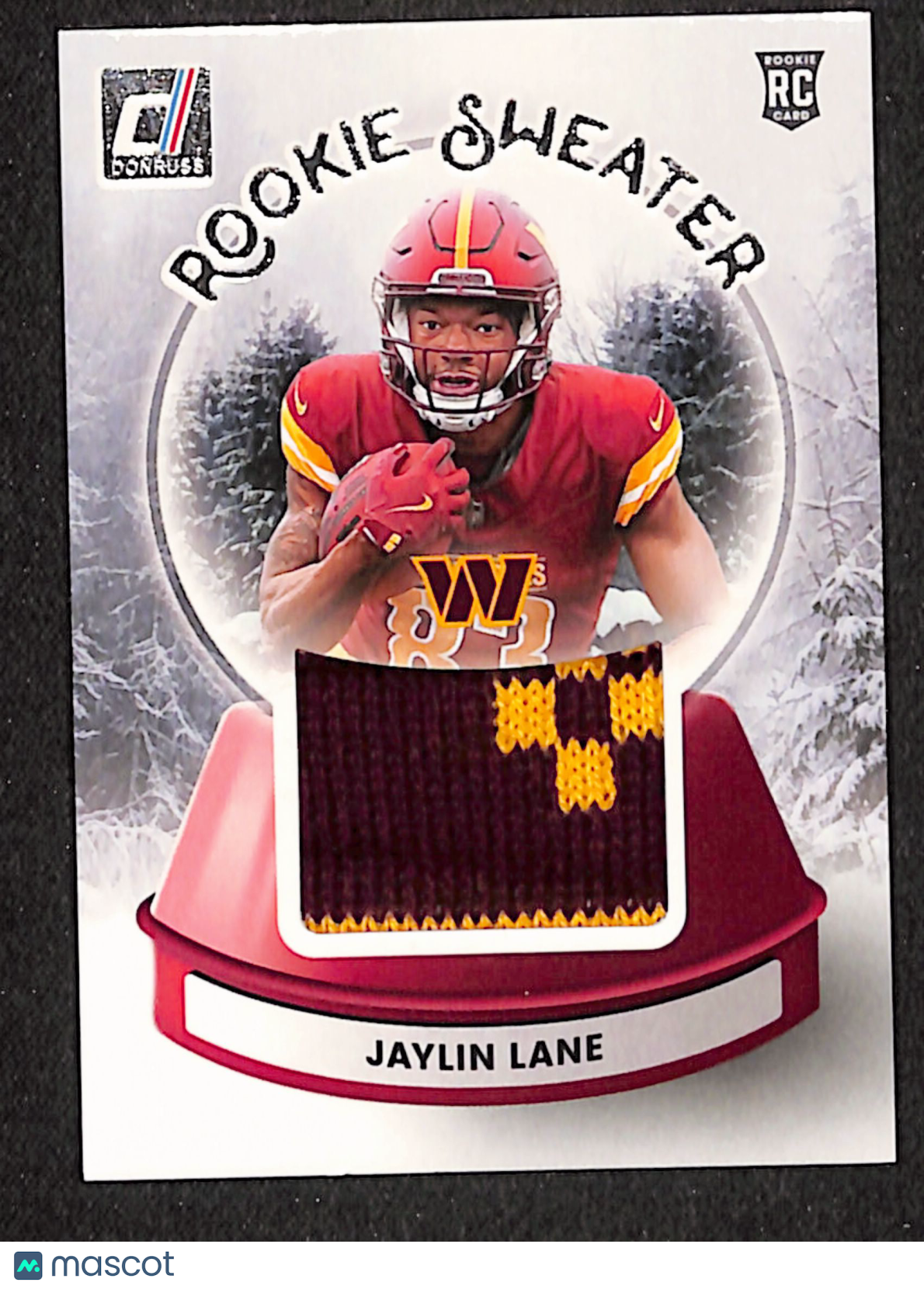 Jaylin Lane 2025 Donruss Rookie Holiday Sweater #SWE-JLE