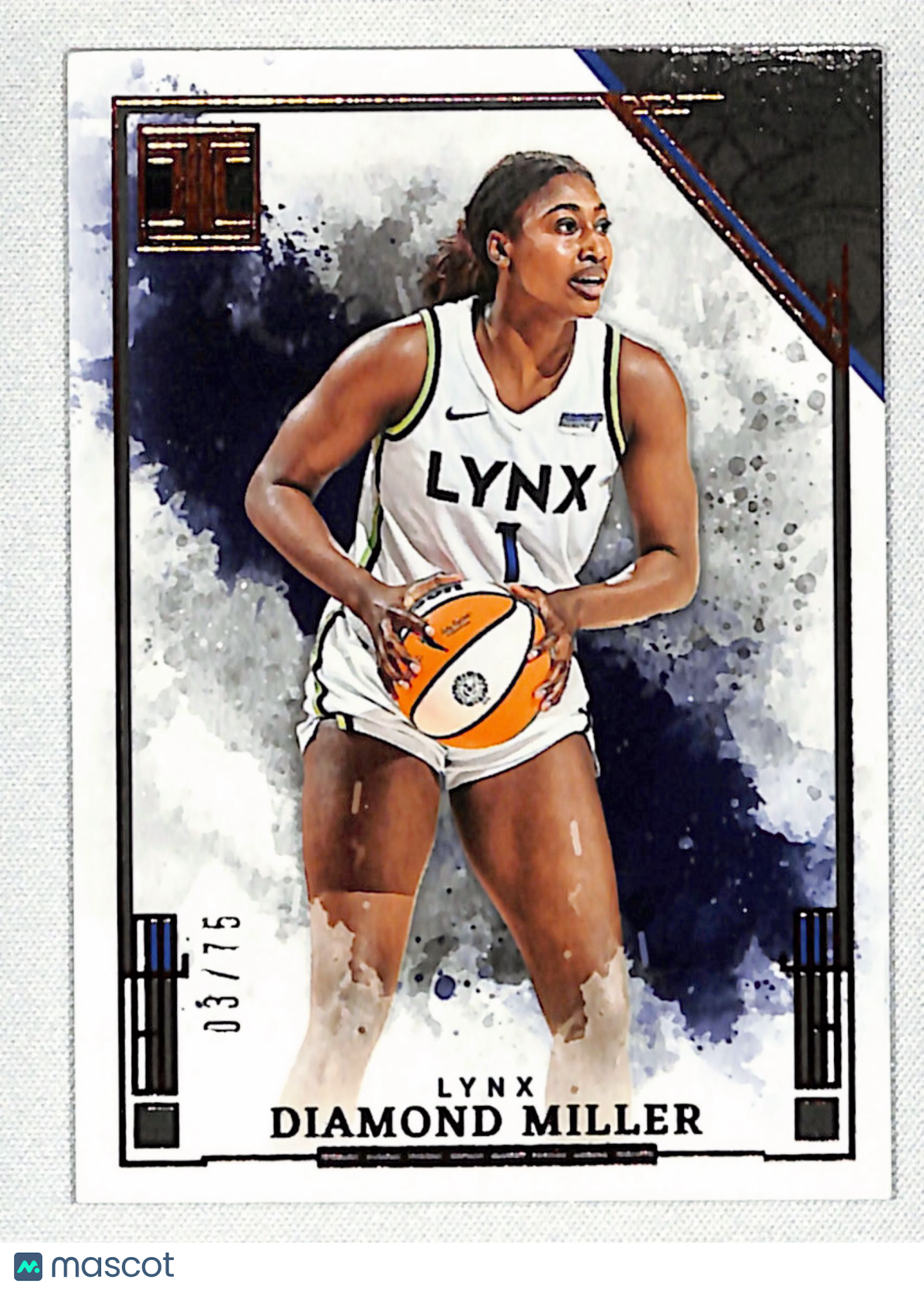 Diamond Miller 2025 Panini Impeccable WNBA #90 #/75