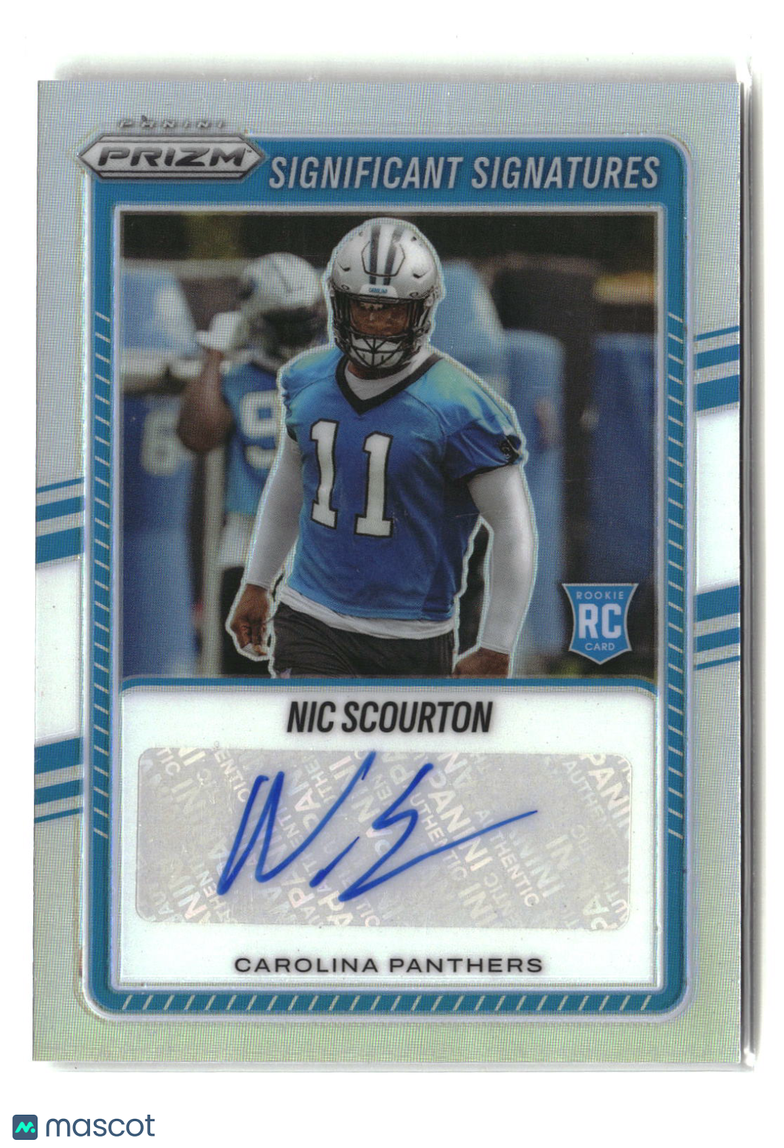 Nic Scourton 2025 Panini Prizm Significant Signatures #SSI-NSN