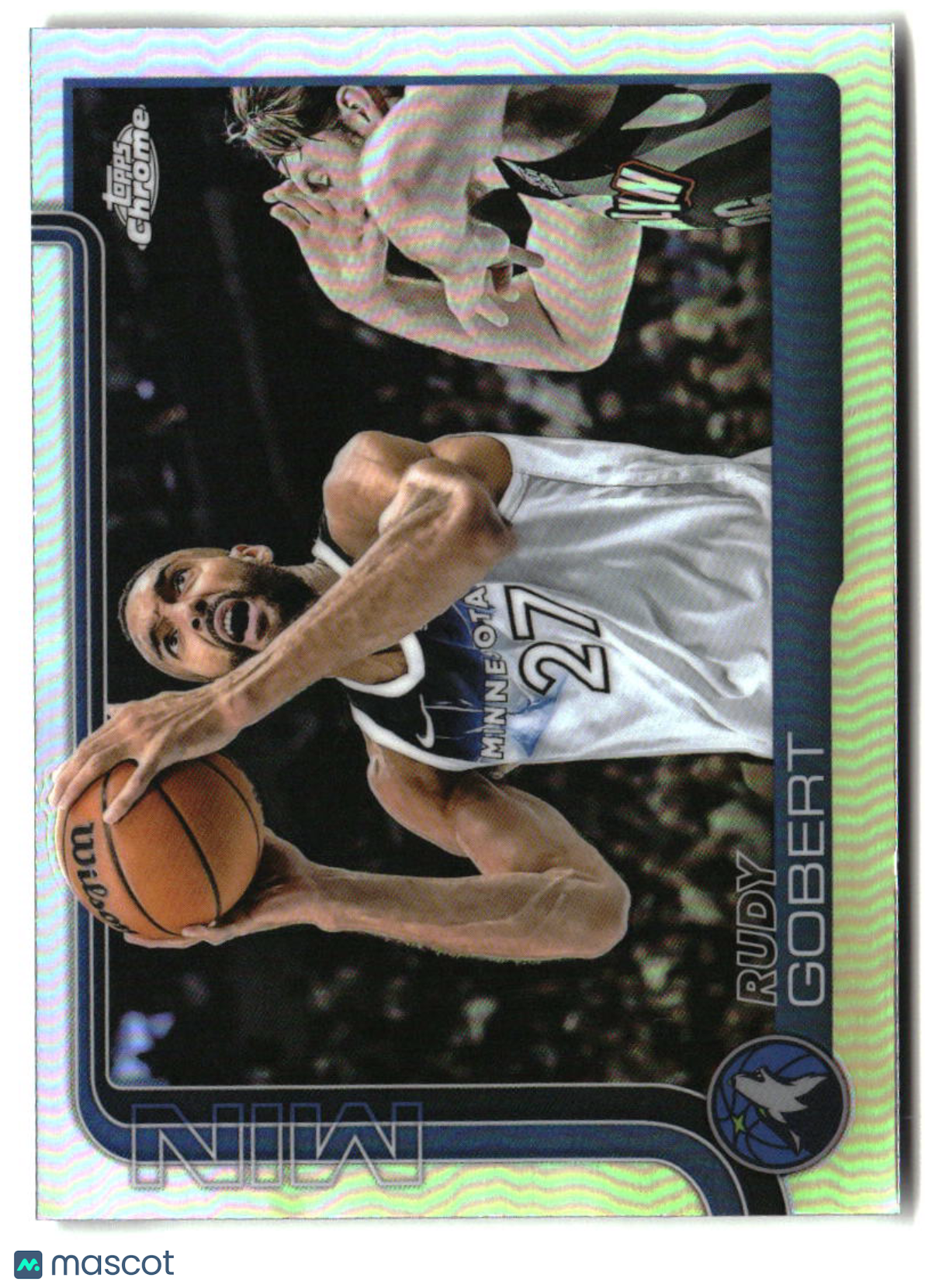 Rudy Gobert 2025-26 Topps Chrome Refractor #165