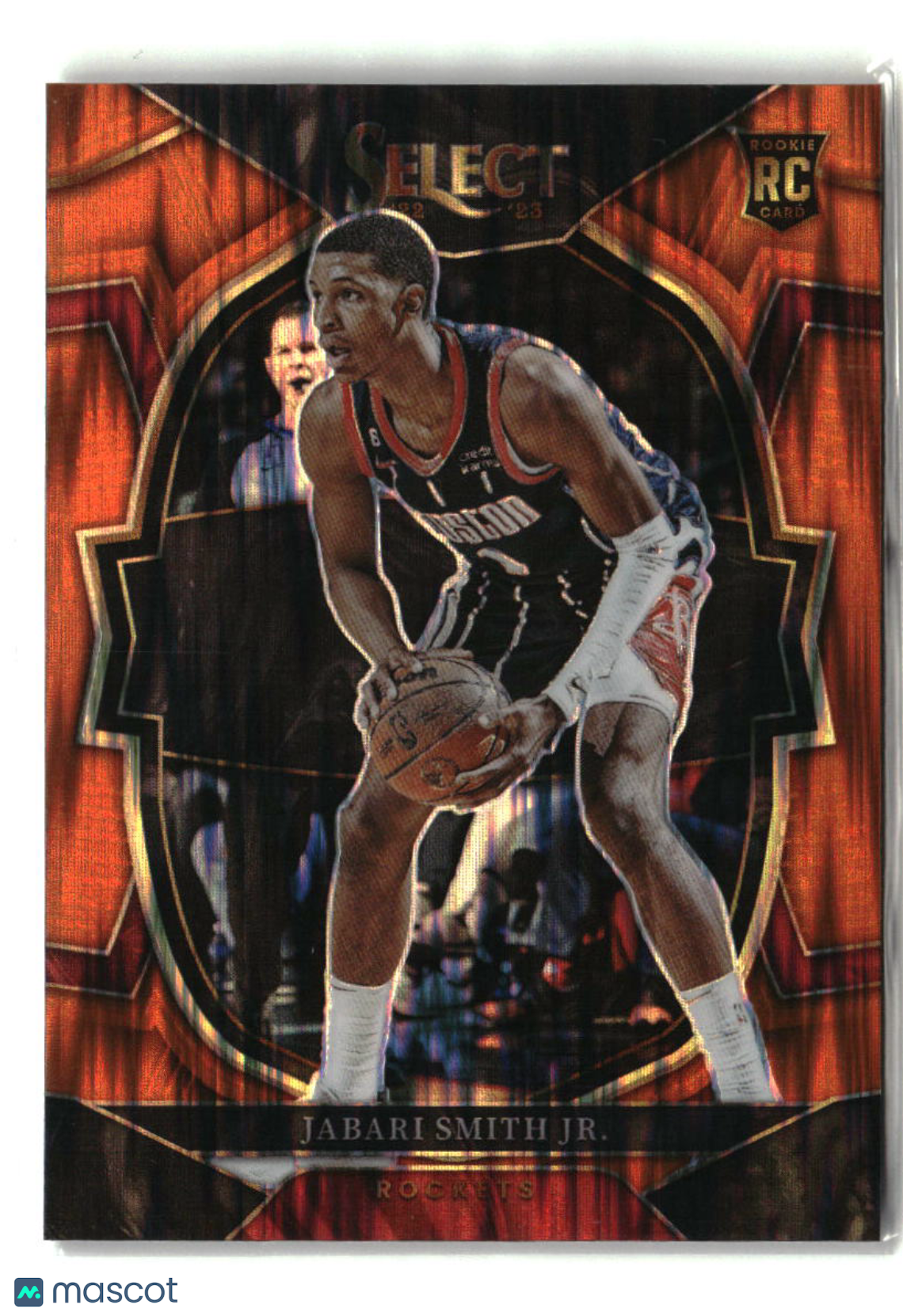 Jabari Smith Jr. 2022-23 Panini Select Orange Flash Prizms #69