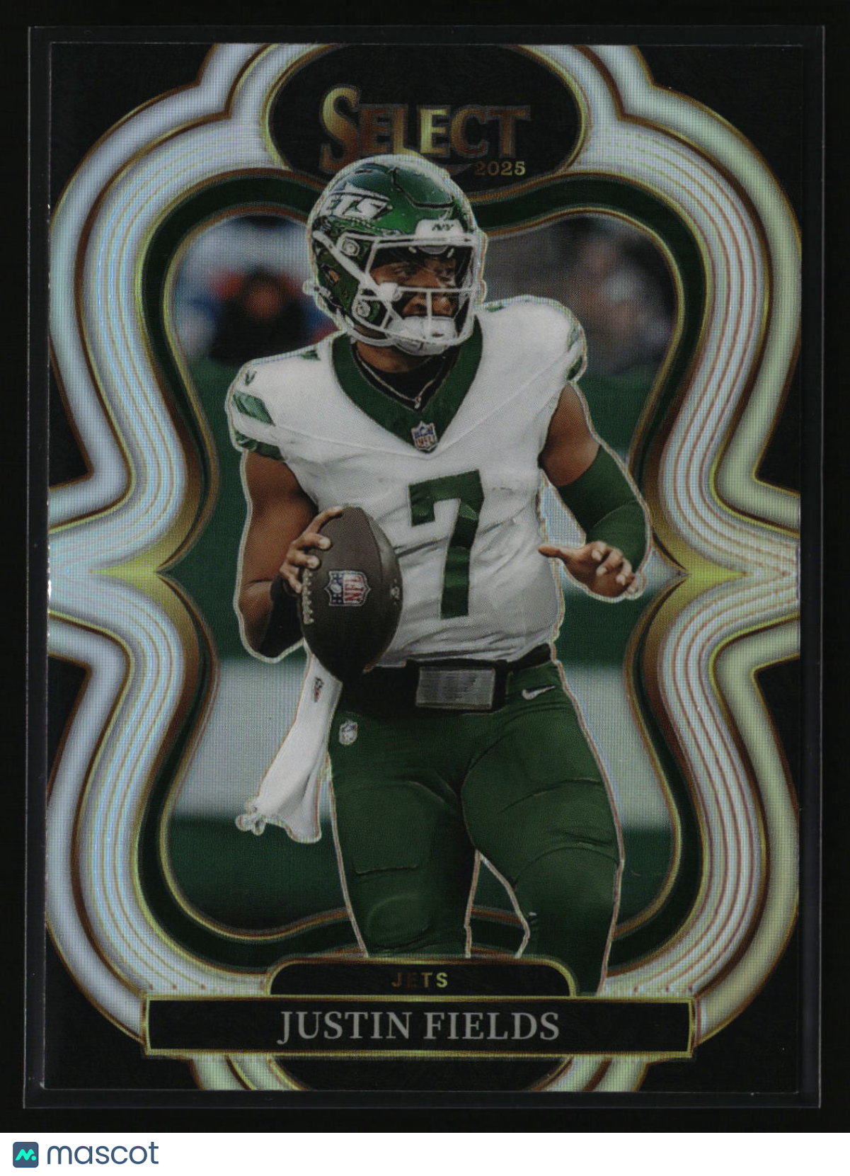 Justin Fields 2025 Panini Select Silver Prizm #375