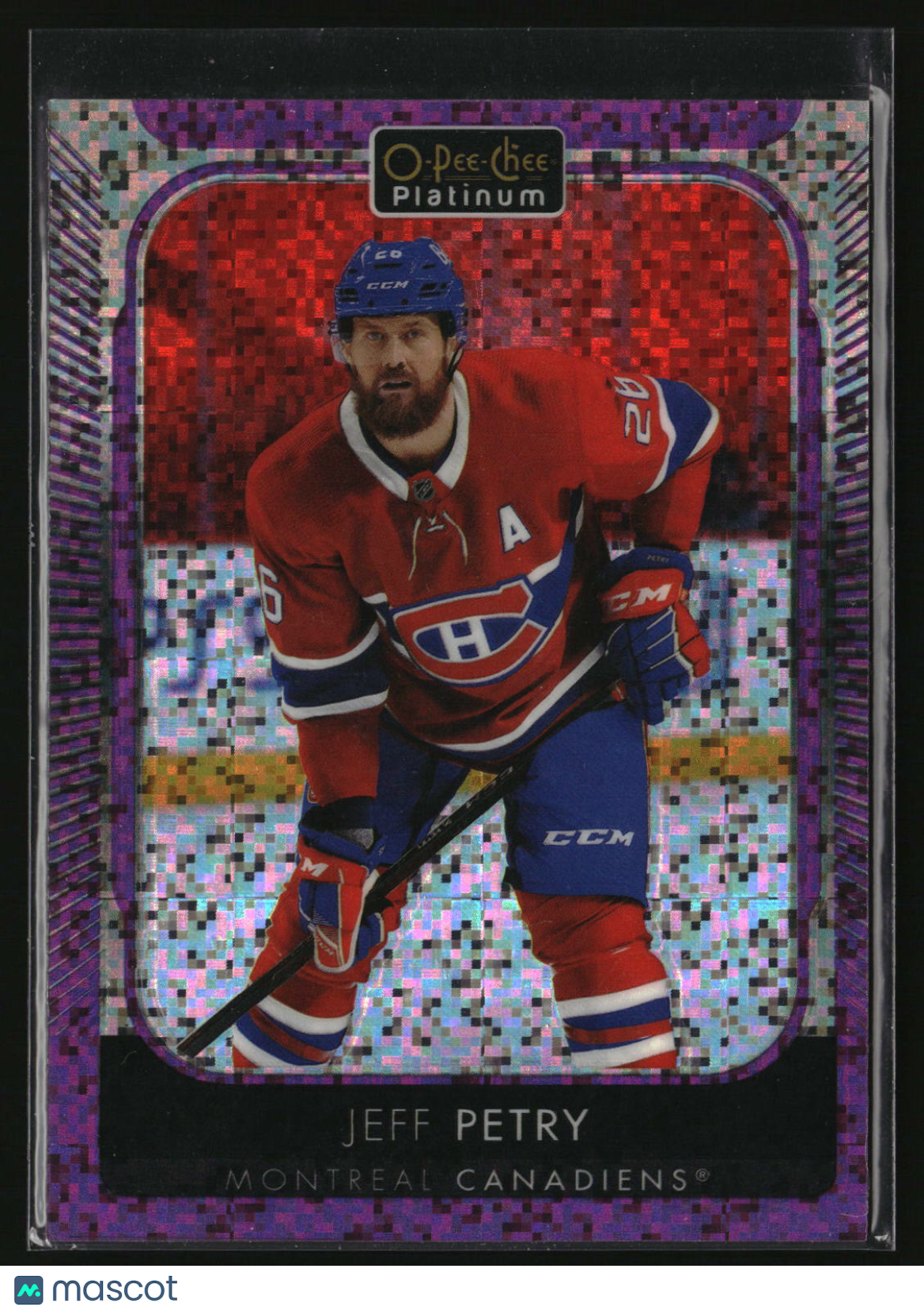 Jeff Petry 2021-22 O-Pee-Chee Platinum Violet-Pixels #53 #/299