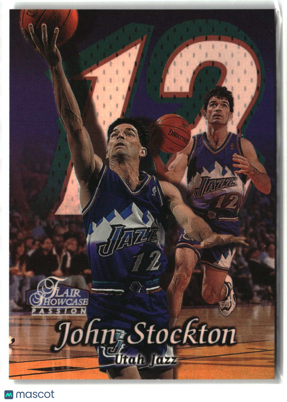 John Stockton 1998-99 Flair Showcase Flair Showcase Row 2 #60