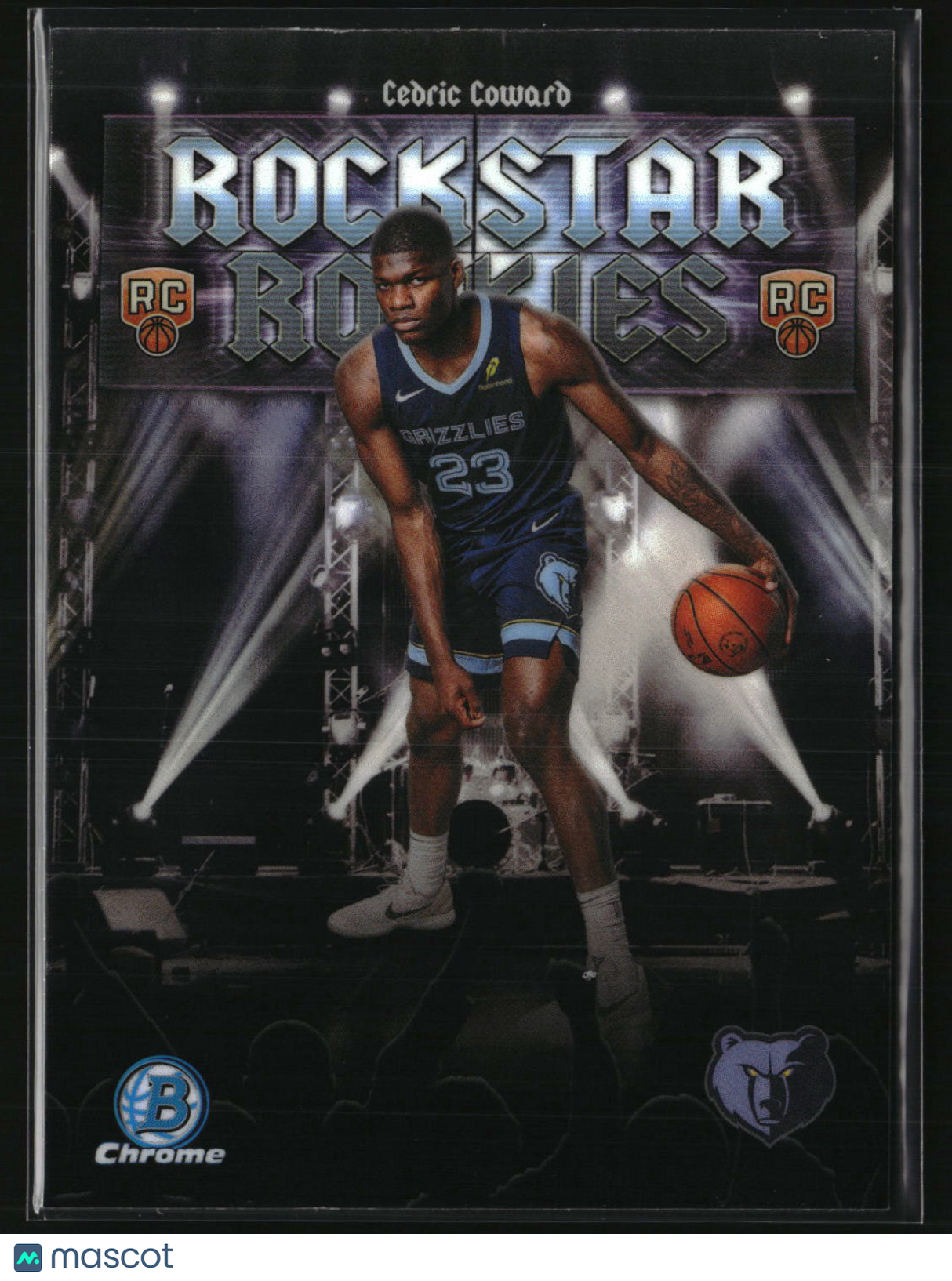 Cedric Coward 2025-26 Bowman Rockstar Rookies #RR-11