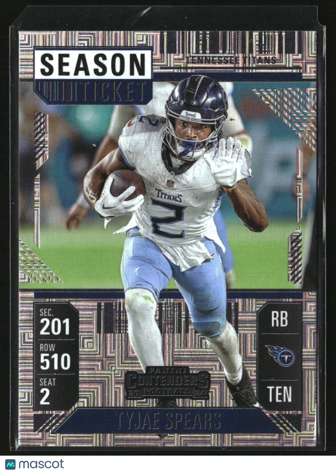 Tyjae Spears 2024 Panini Contenders #96